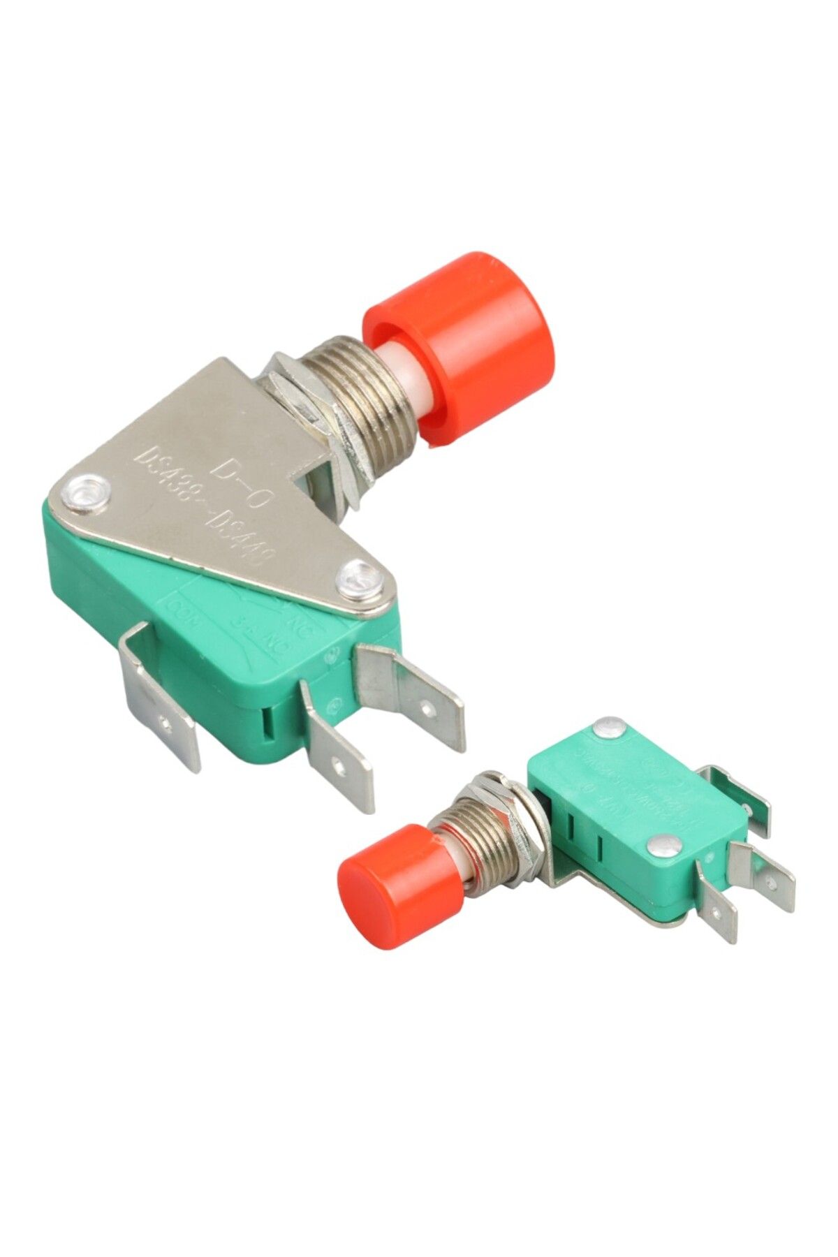 NZM TİCARET Ic-176e / Ds-438 Micro Switch Kirmizi Butonlu Ø12mm