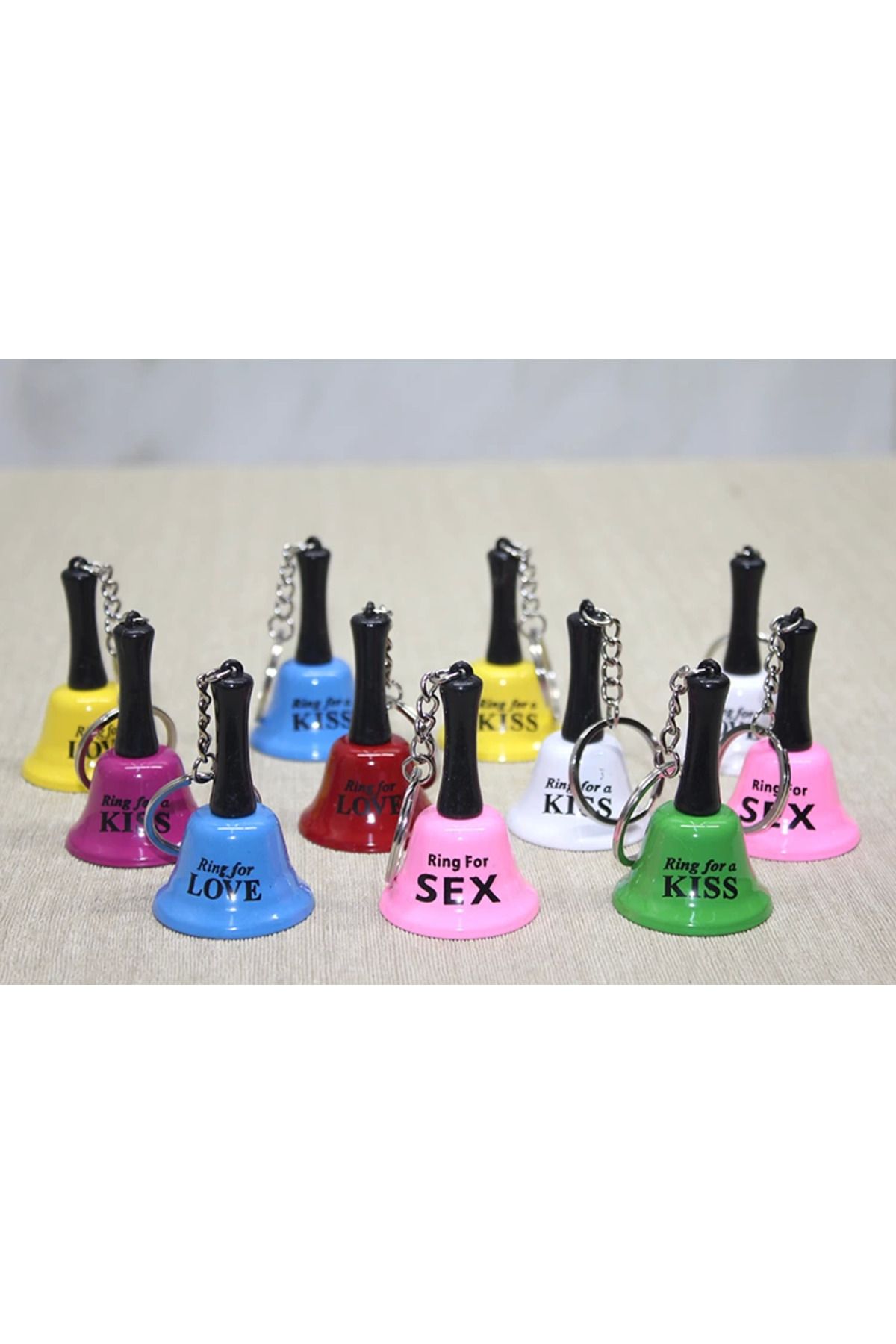 Evinso Sex,Kiss,Love Zil Anahtarlik Alk3465