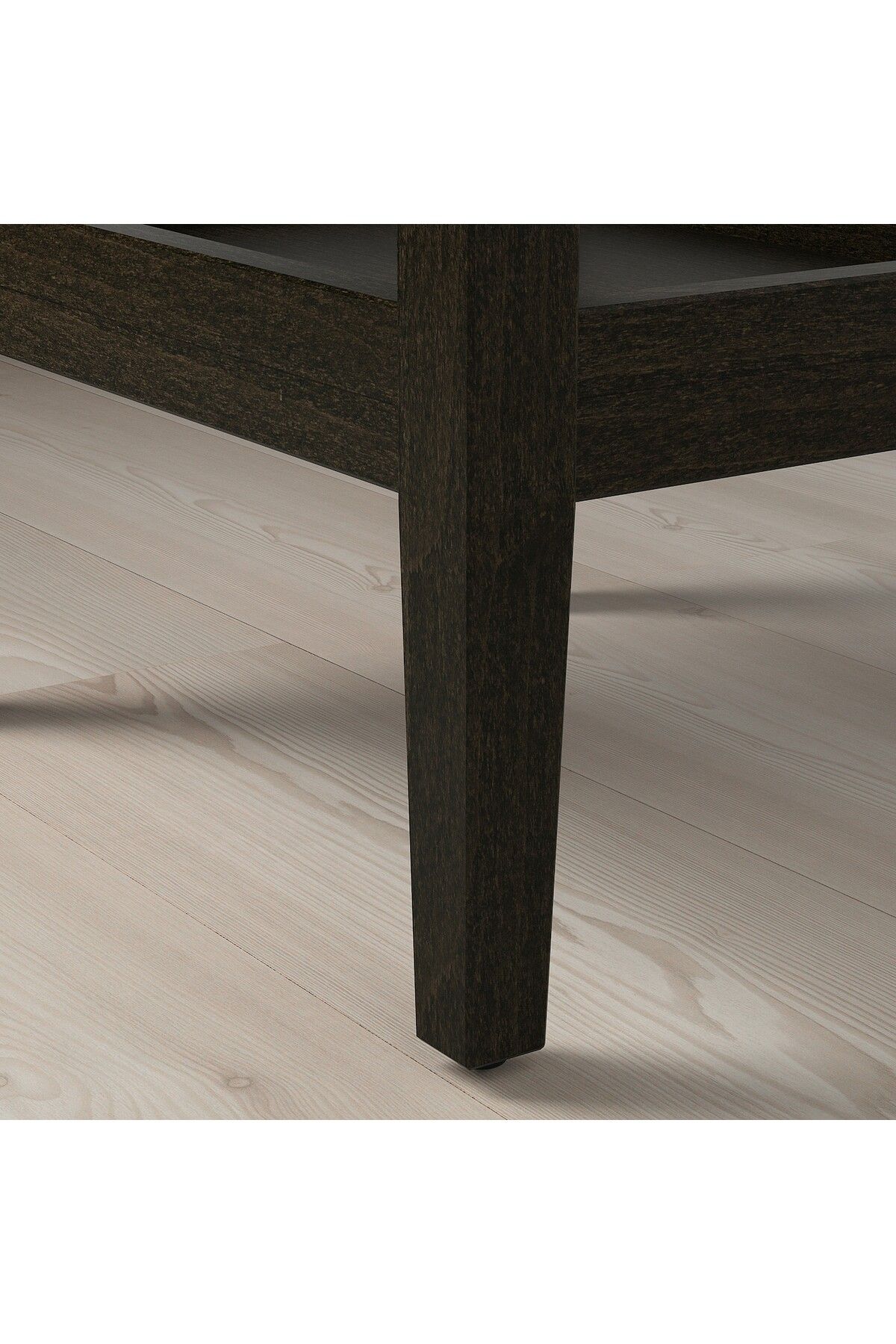 erorex-Side table, dark brown stained, 46x36 cm 3