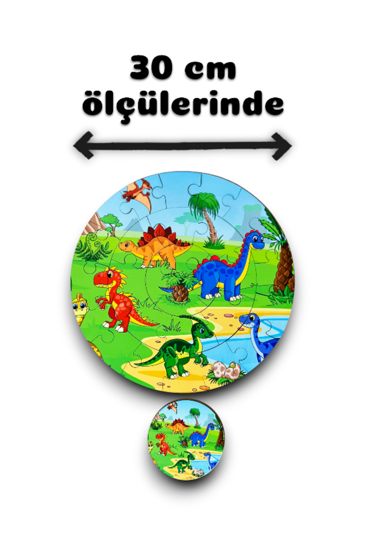 Karter İnovasyon Dinazor Puzzle, Ahşap Dinazor Puzzle, Mega Boy Puzzle, Okul Öncesi Puzzle fotoğrafı 2 (önizleme)