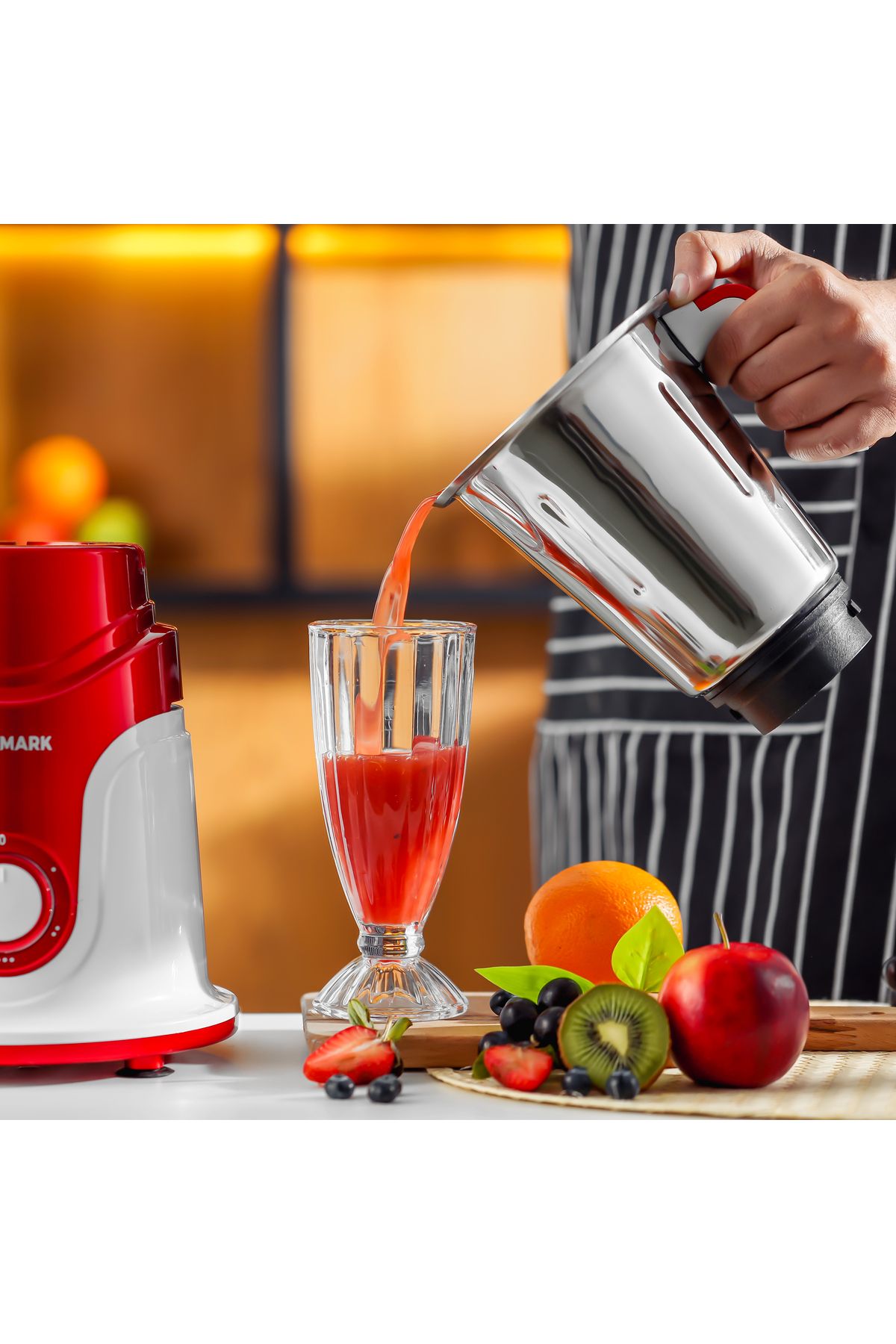 Olsenmark-3-in-1 Mixer Grinder Juicer Blender 3-speed 750 W Omsb2427k Multicolour 2