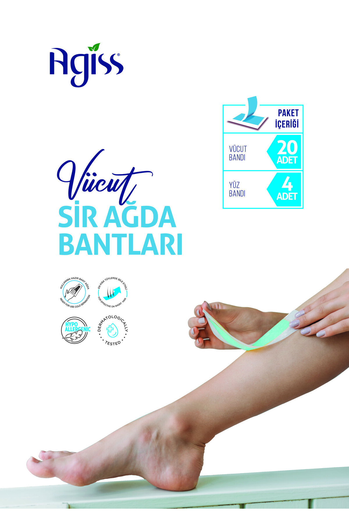 AGISS-24'Er Waxing Strips - 6 Pieces for All Skin 3