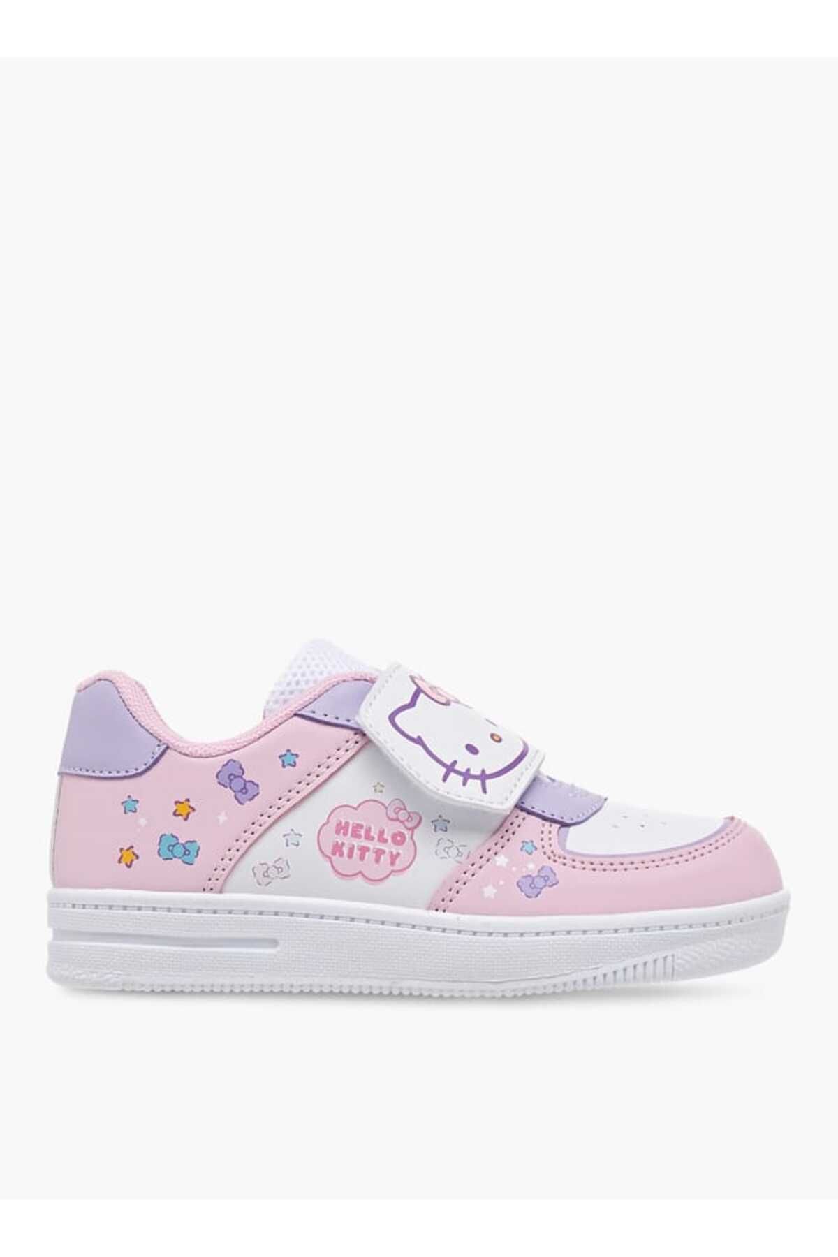 Hello Kitty-Printed Sneakers with Hook and Loop Closure 3