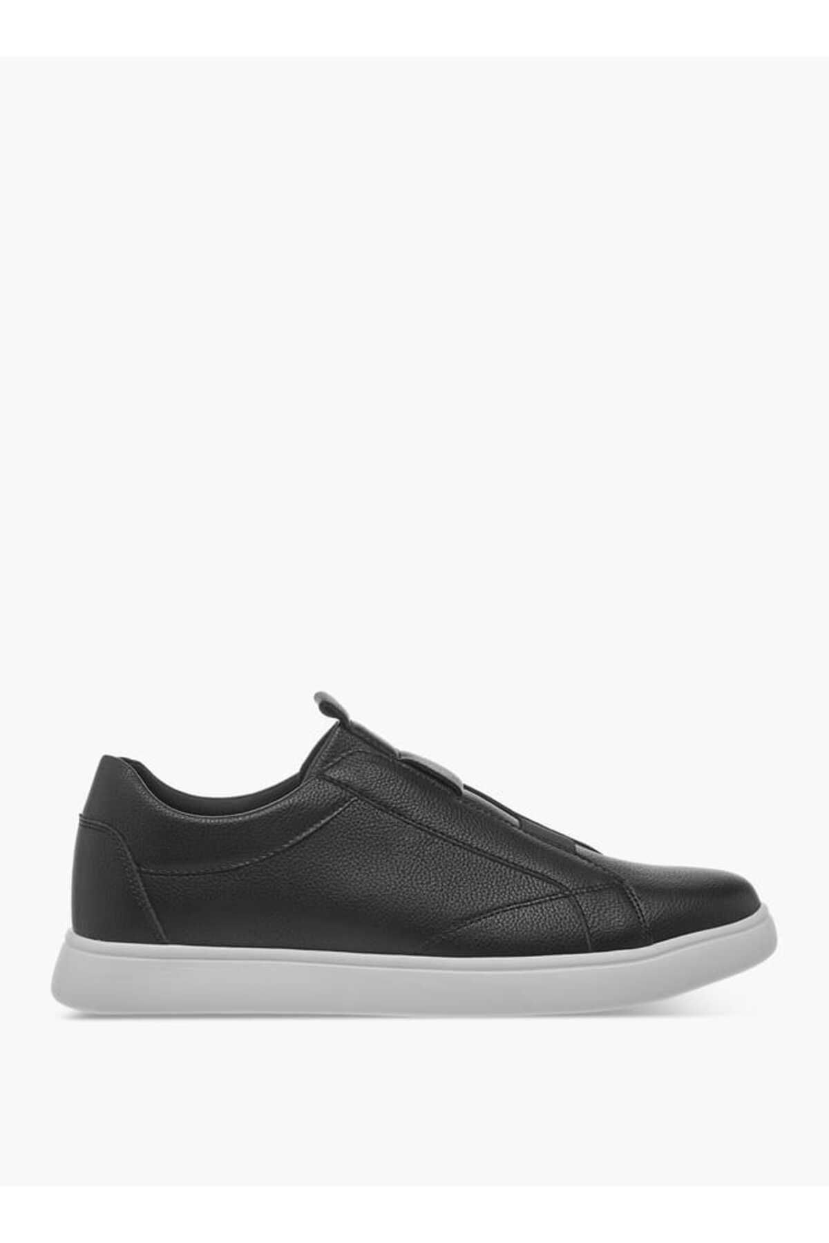 LBL by Shoexpress-LBL by Shoexpress Textured Slip-On Sneakers with Pull Tabs 3