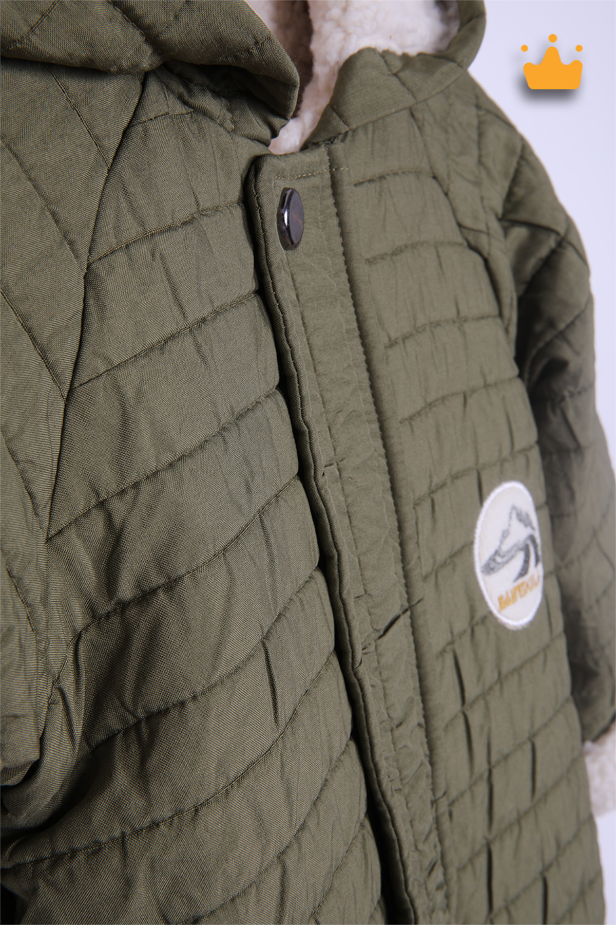 Babydola 0-3 Yaş Kapitone Kapşonlu İçi Velsoft Bebek Çocuk Kışlık Kar Tulumu Kozmonot 13473 fotoğrafı 3 (önizleme)