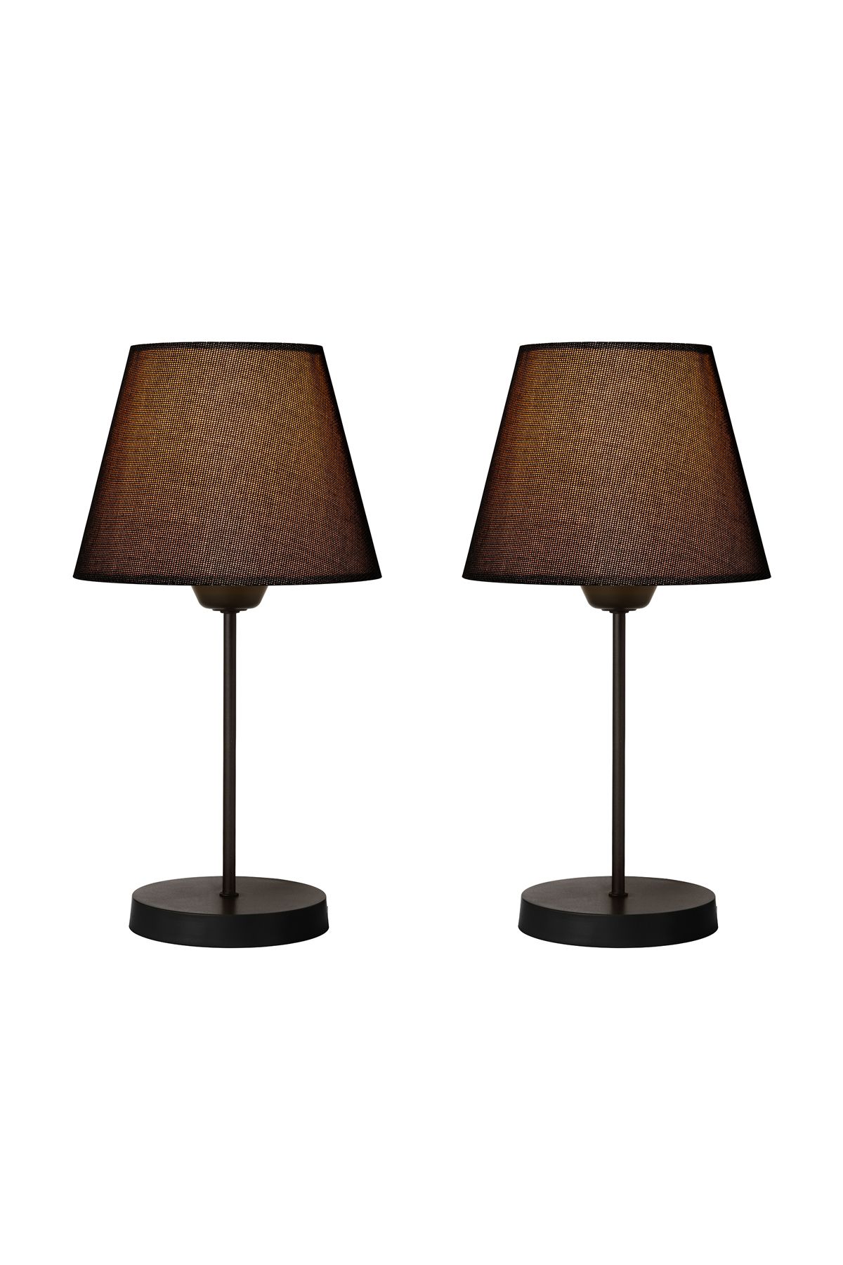 AG LightDesign-عاكس الضوء الأسود - مصباح طاولة 2'er أنيق وحديث 2
