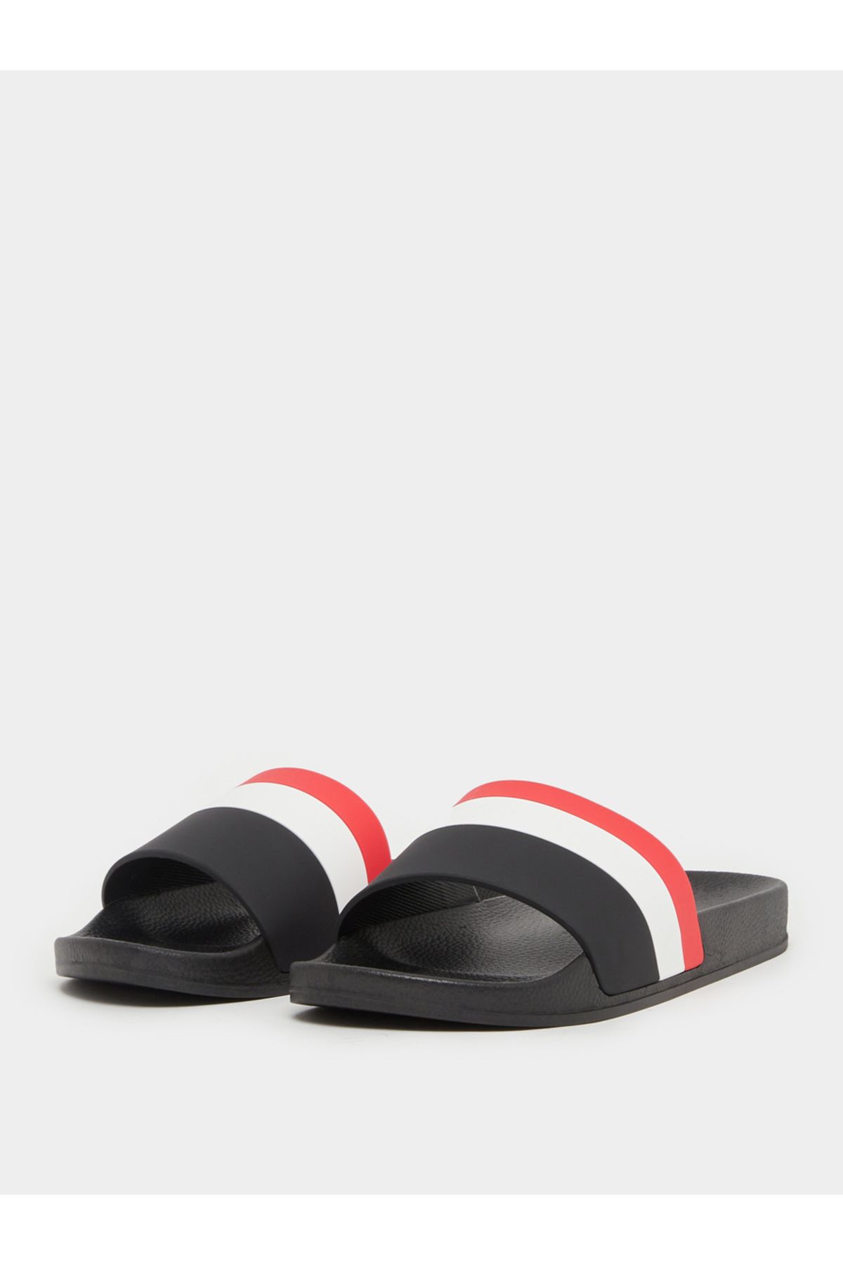 Styli-Striped Color Block Slipper 2