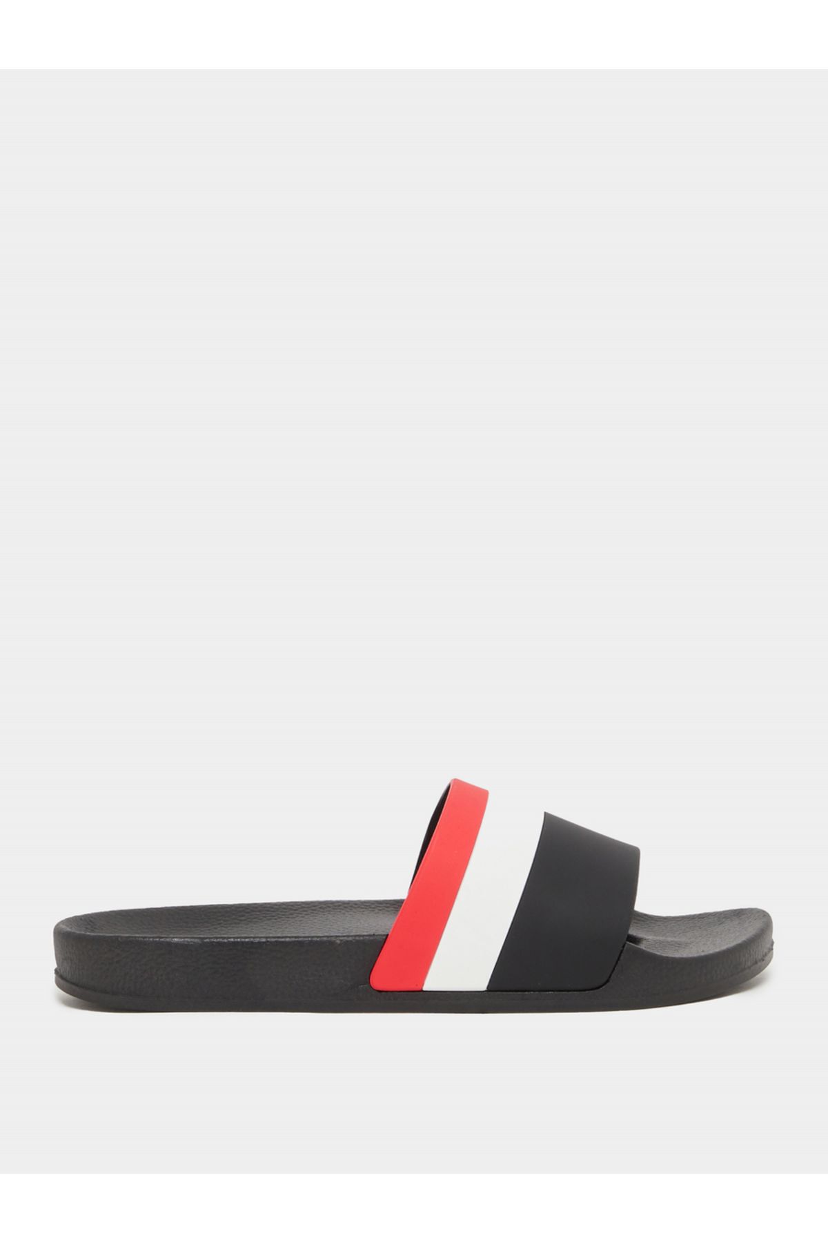 Styli-Striped Color Block Slipper 1