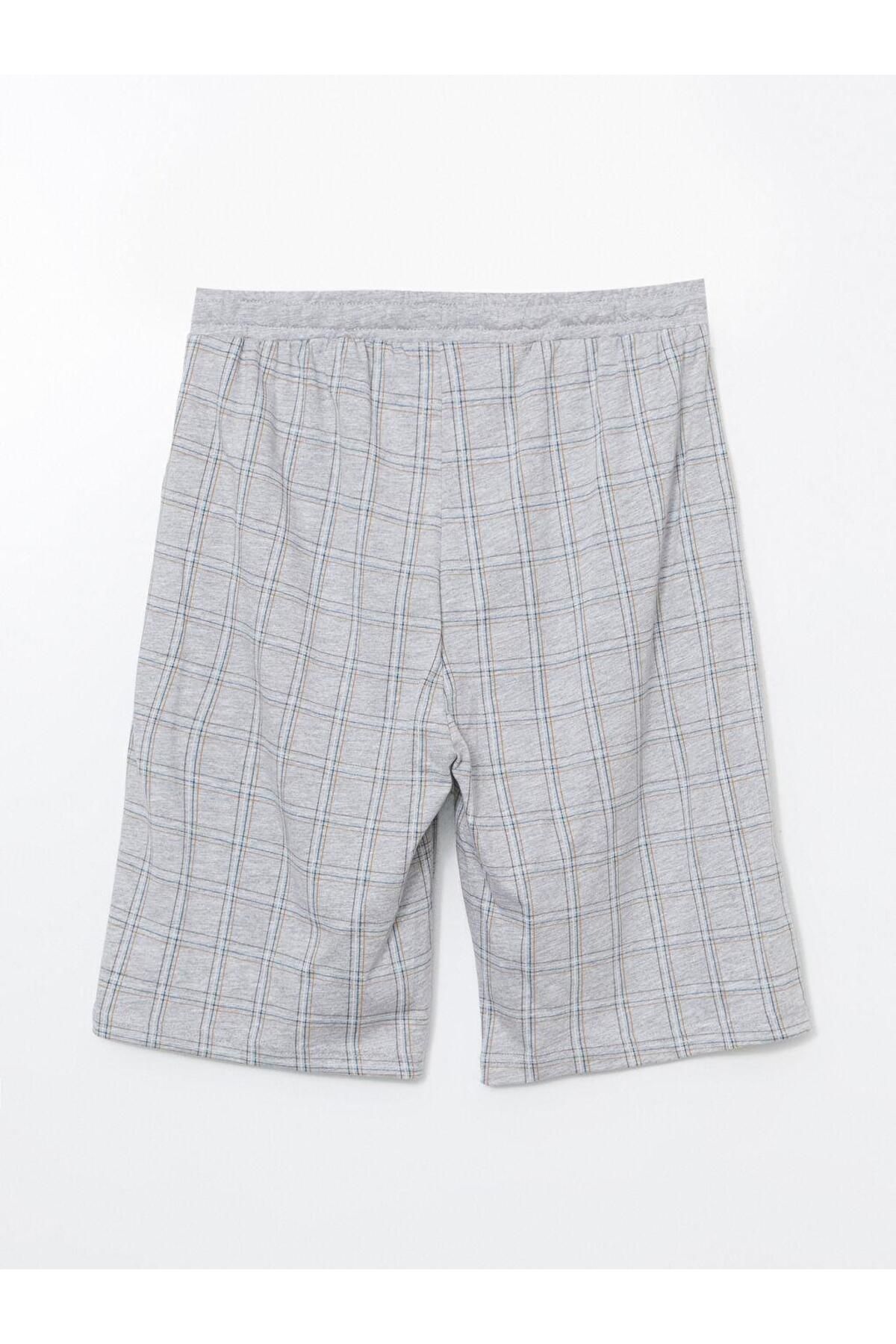 LC Waikiki-Ανδρικό σορτς με πυτζάμες Standard Fit 2