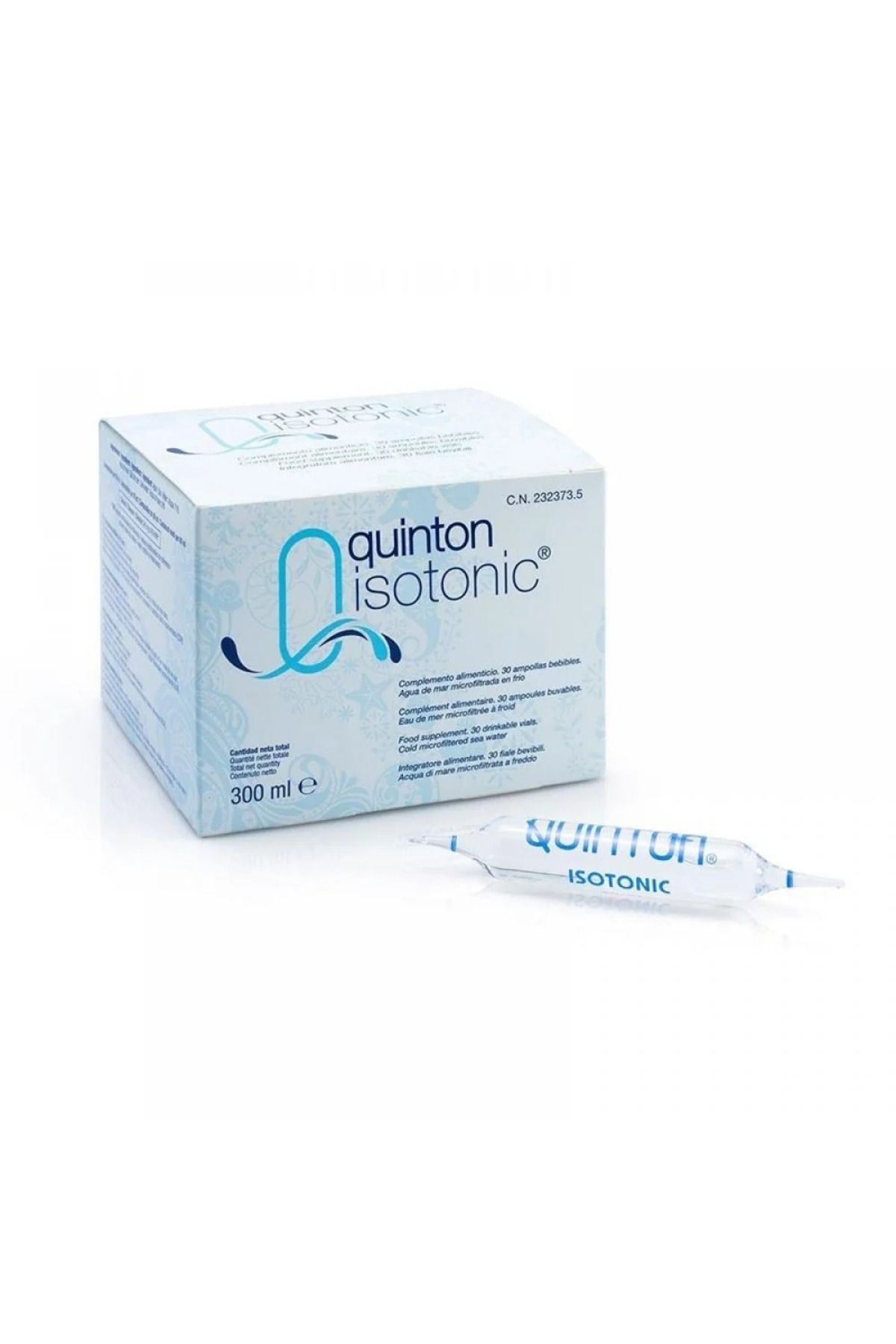 ASCOLIP Plasma Izotonic Fiole 300ml, Quinton, Rehidratare Celulara La Nivel Micro - Mărime unică