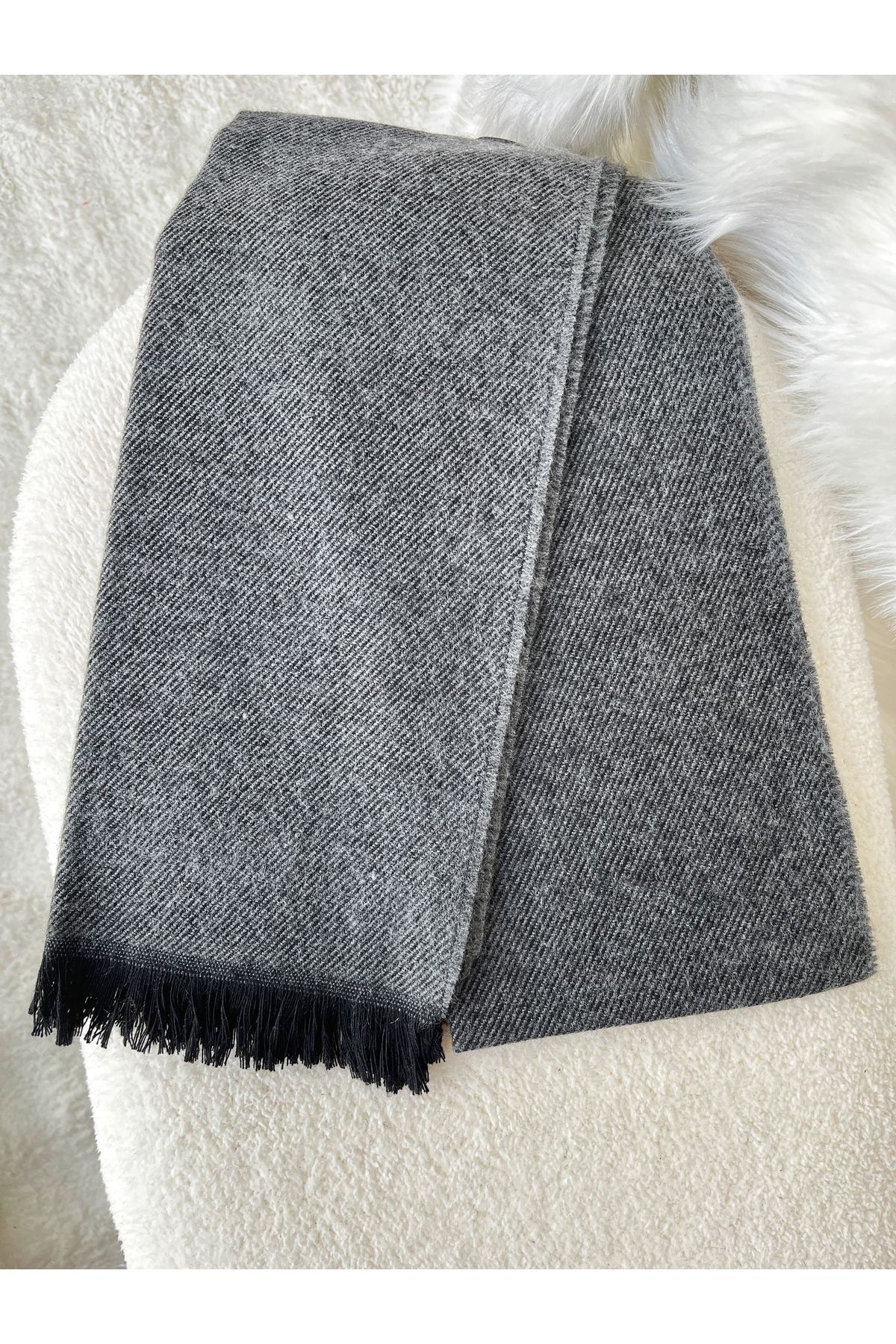 MEKİK BUTİK-Gray Men's Scarf Shoes 1