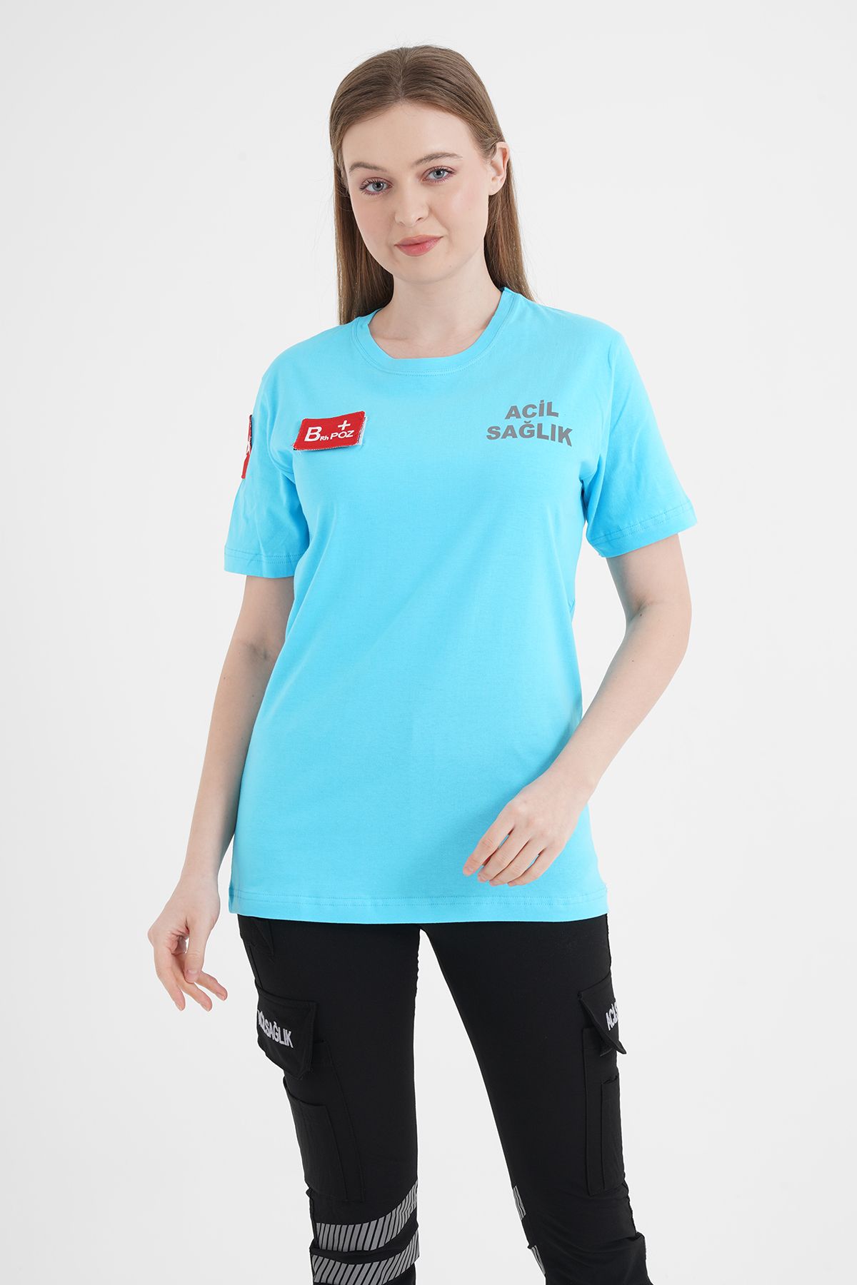 Ekg Medikal Tricou Din Bumbac Pieptănat Pentru Sănătate De Urgență (unisex) - 3XL