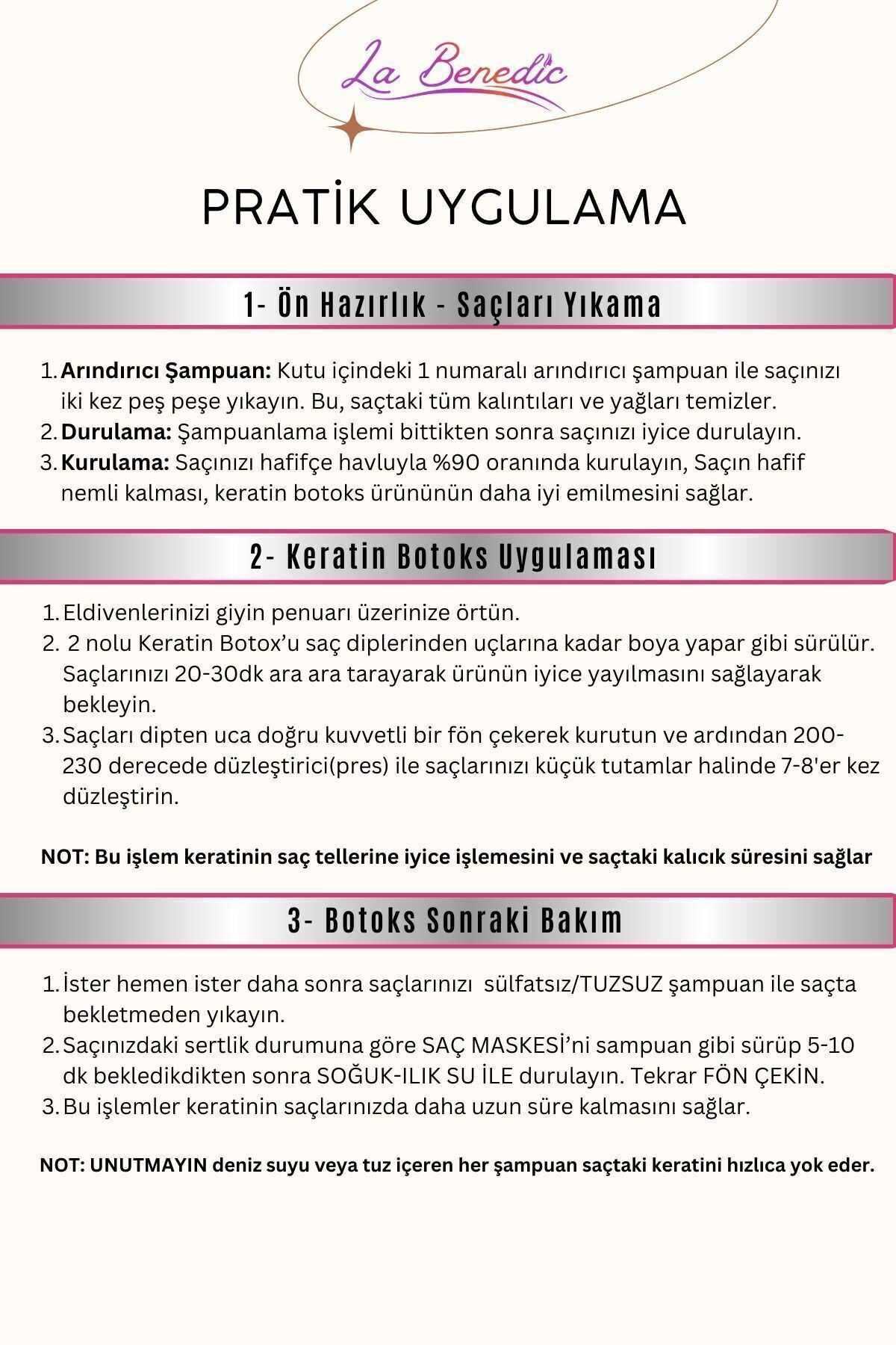 Ekonomik 3'lü Keratin Botox Onarıcı Ve Düzleştirici Full Set (KOYU RENKLİ SAÇLAR IÇİN) — ST00010-2 — تصویر 9 از 9