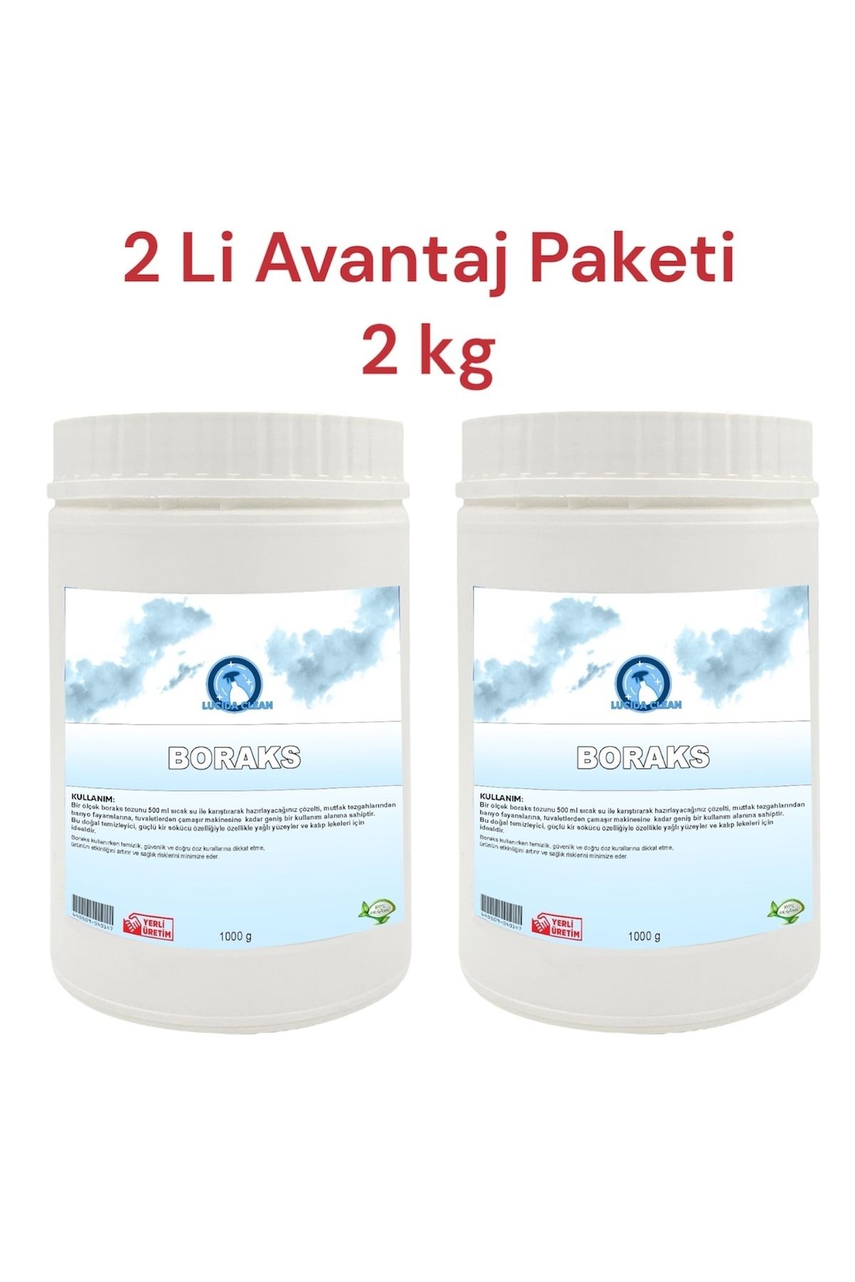 ARI Lucida Clean Saf Boraks 2 Kg Avantaj Paketi