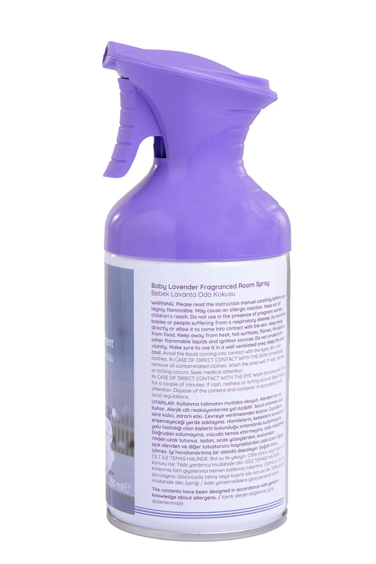 motheranbaby Baby Me Sprey Bebek Lavanta Oda Kokusu 250 ml / Oda Kokusu / Oda Spreyi fotoğrafı 4 (önizleme)