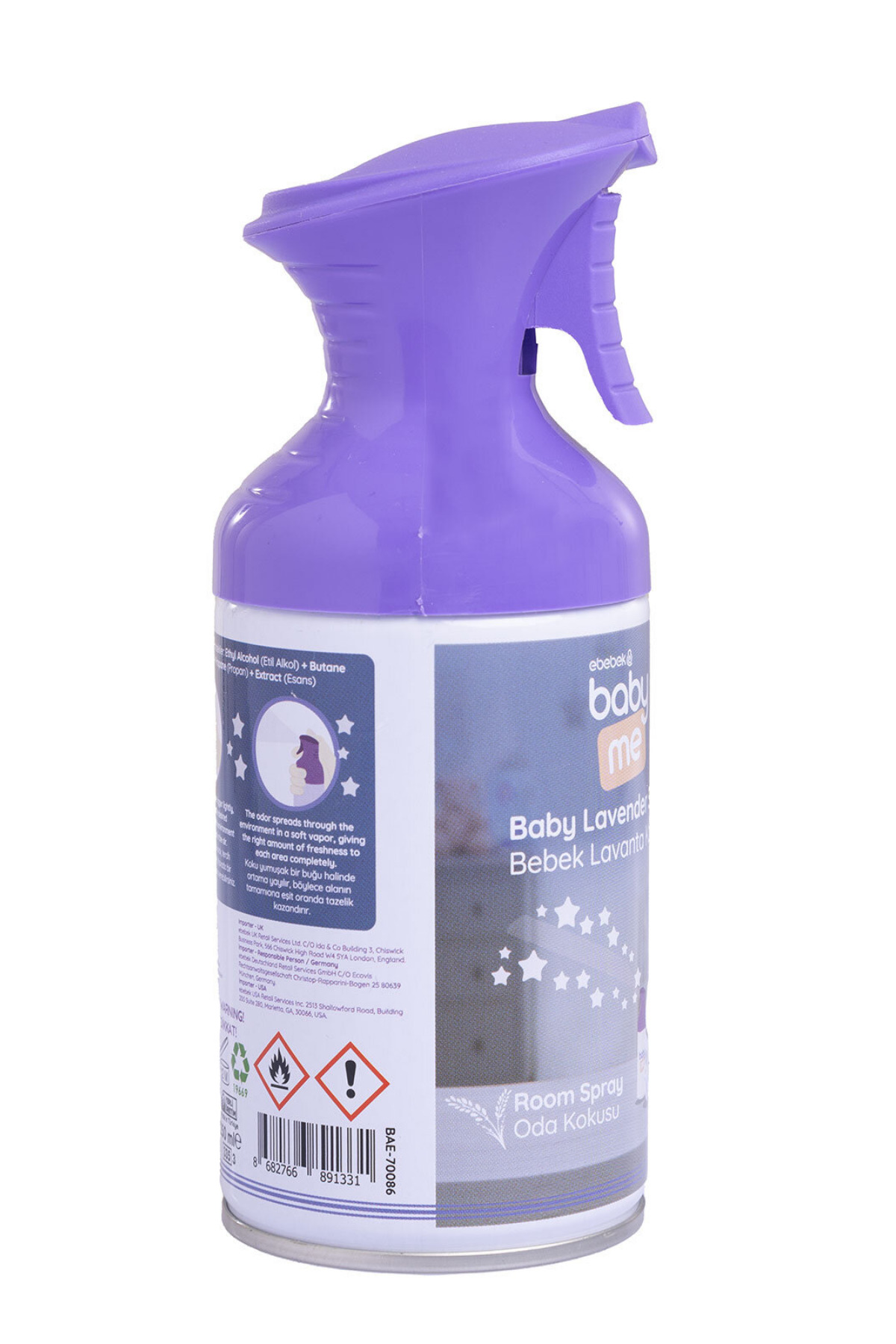 motheranbaby Baby Me Sprey Bebek Lavanta Oda Kokusu 250 ml / Oda Kokusu / Oda Spreyi fotoğrafı 2 (önizleme)
