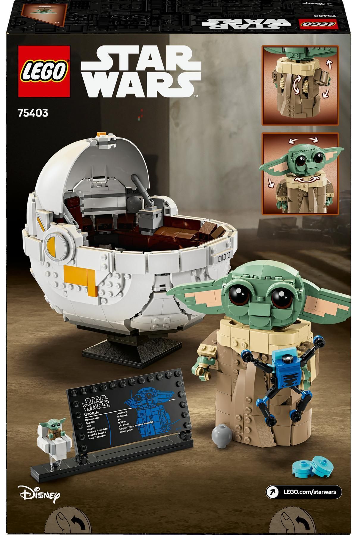 LEGO-Stawarsthmandaloriaflyinbabstrollegrog7540constructiose(104PIECES) 4