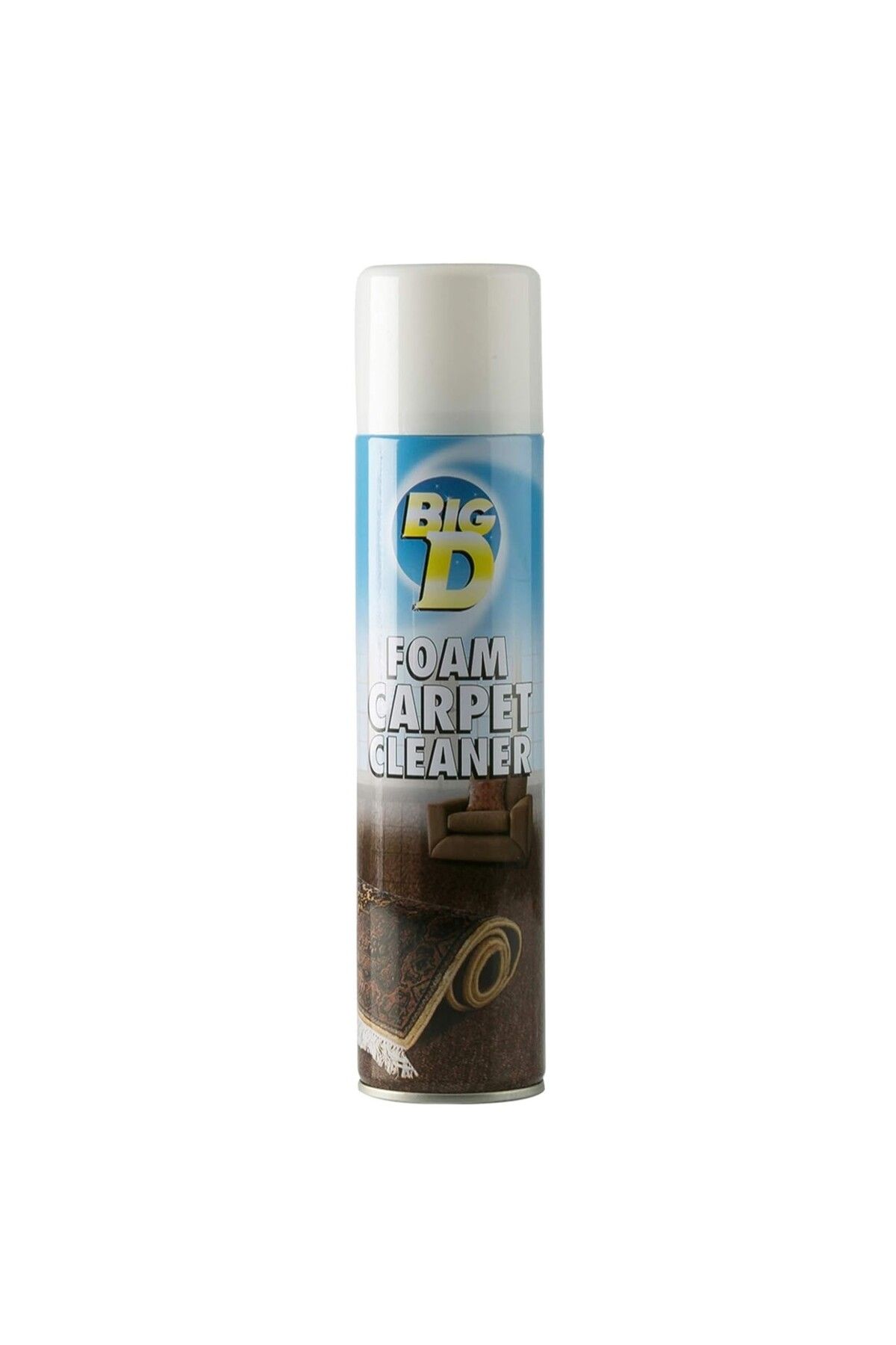 BigD-Big D Carpet Cleaner – 400ml Aerosol Foam, Quick Odor Elimination, Fresh Scent, No Vacuum Needed 1