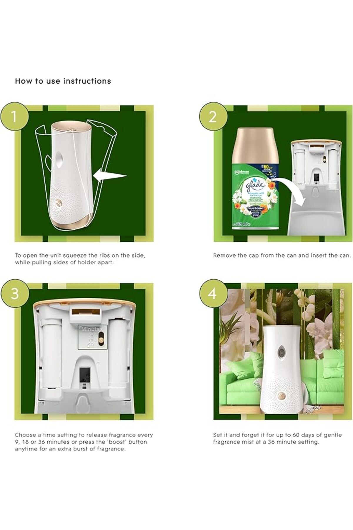 Glade-Automatic Spray Refill Morning Freshness, 269ml, Up to 60 Days of Freshness 6