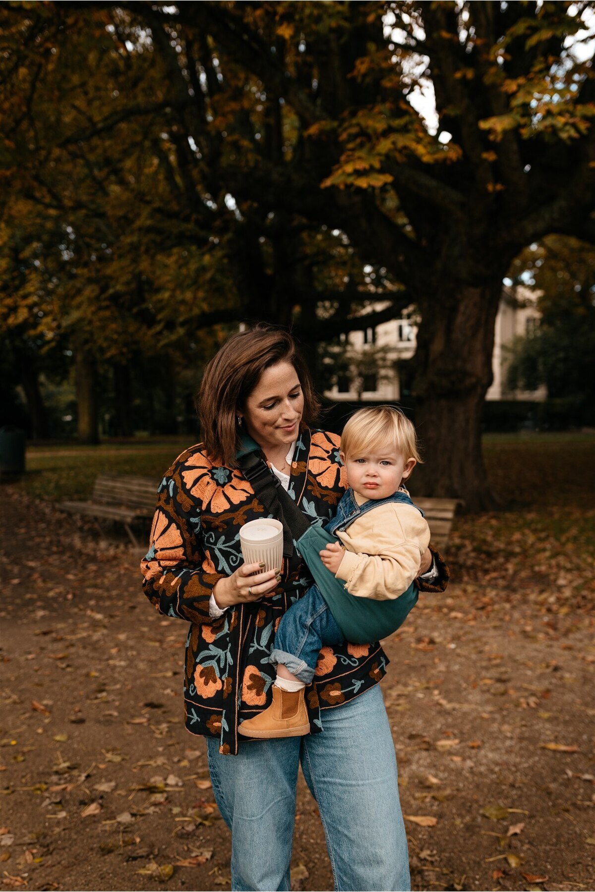 WILDRIDE Ocean Blue - Okyanus Mavisi Pamuklu Çocuk Taşıyıcı fotoğrafı 7 (önizleme)