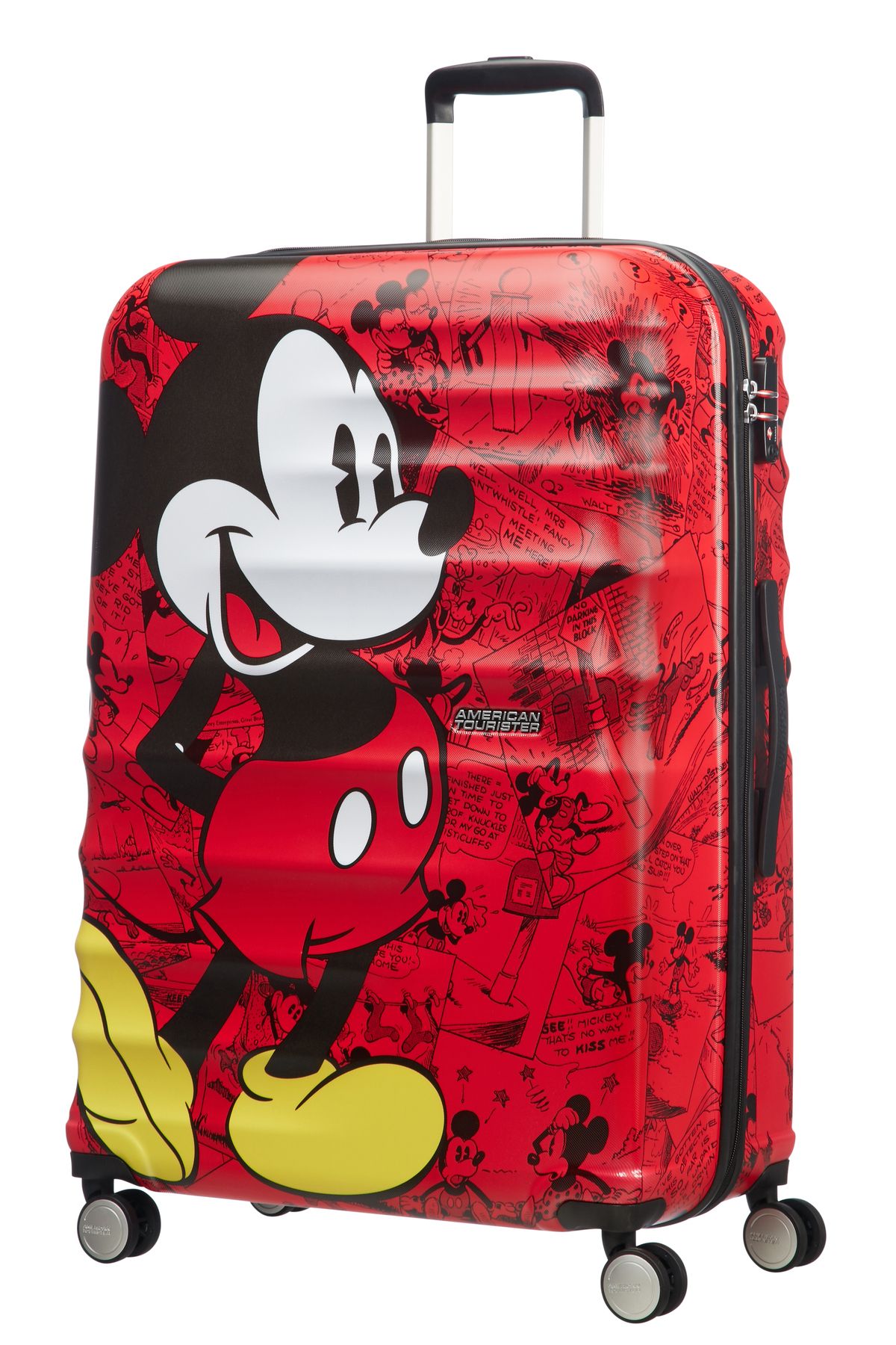 American Tourister-DISNEY WAVEBREAKER   HARD SPINNER LUGGAGE   3 PCS SET CM  COMICS RED 6