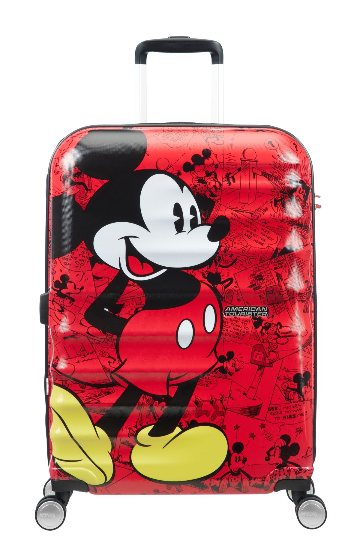 American Tourister-DISNEY WAVEBREAKER   HARD SPINNER LUGGAGE   3 PCS SET CM  COMICS RED 4