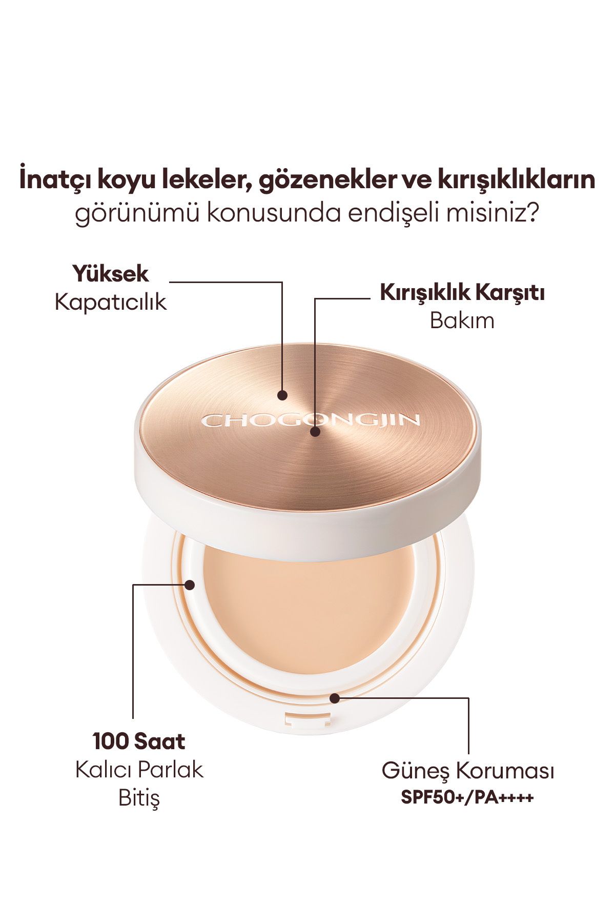 Missha-Chogongjin Bb Pact - Offering Cream, Anti-Aging, Care and Intensive Coverage, Spf50+/Pa++++ 2