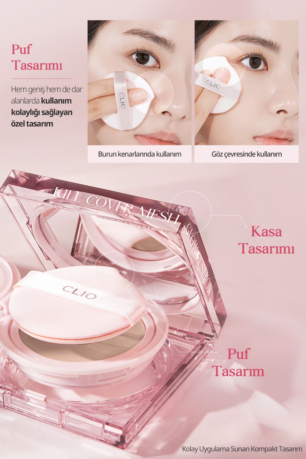CLIO-Clio Kill Cover Mesh Glow Cushion - Intense Moisture, Radiance, Refill Spf50+Pa++++ (4 Ginger) 6