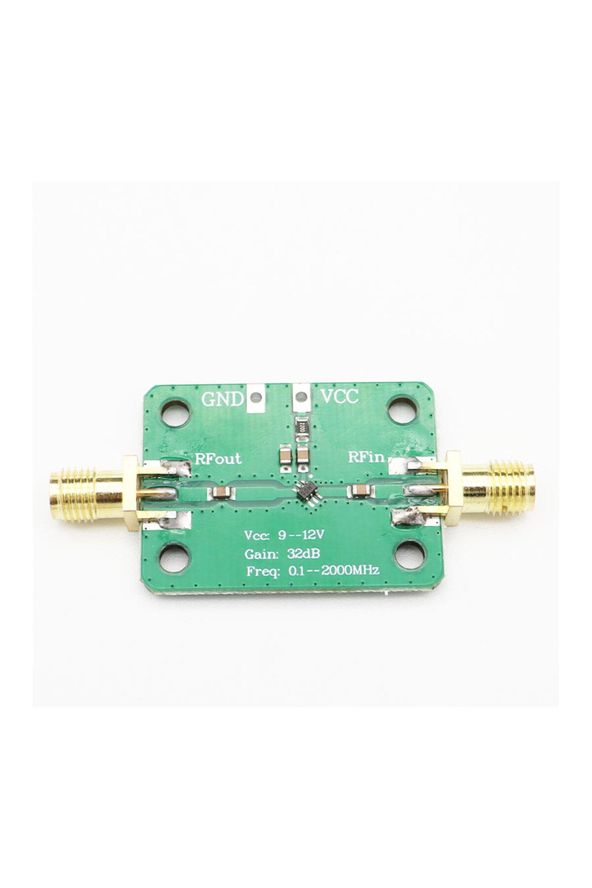 mythtiger-LNA 0.1-2000MHz 32dB RF Amplifier 9-12V 27mA Low noise used to amplify FM HF VHF UHF radio signals 8