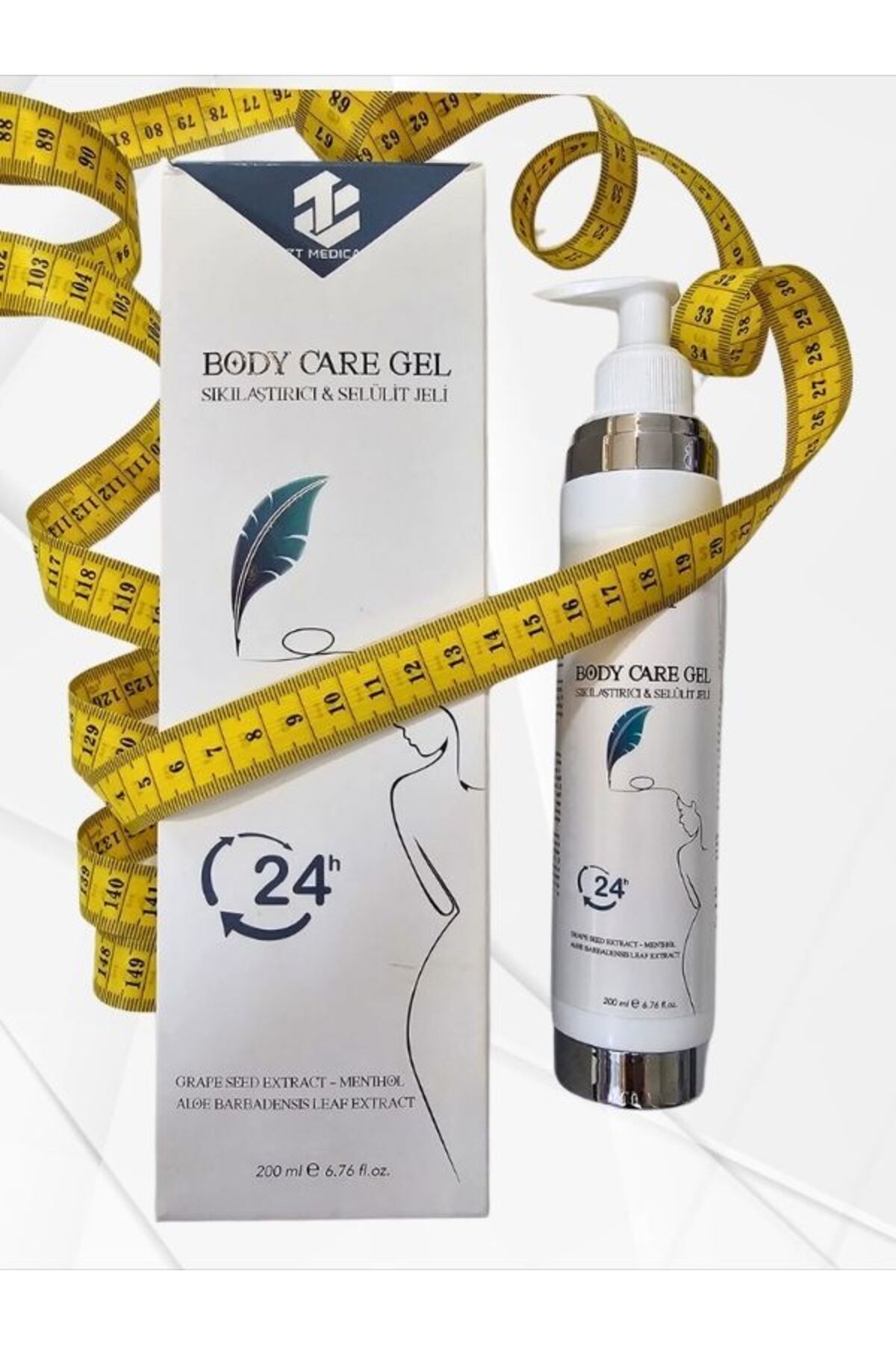 zt medikal gıda takviyesi sağlık ürünleri Body Care Gel Sıkılaştırıcı Selülit Jeli 200 ML