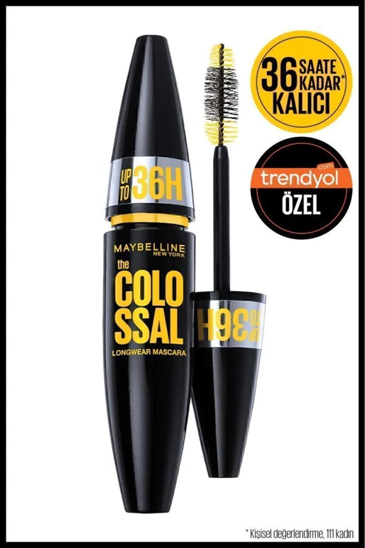 M.C Mybellıne Colossal Waterproof Maskara 01 Black - 9 ml