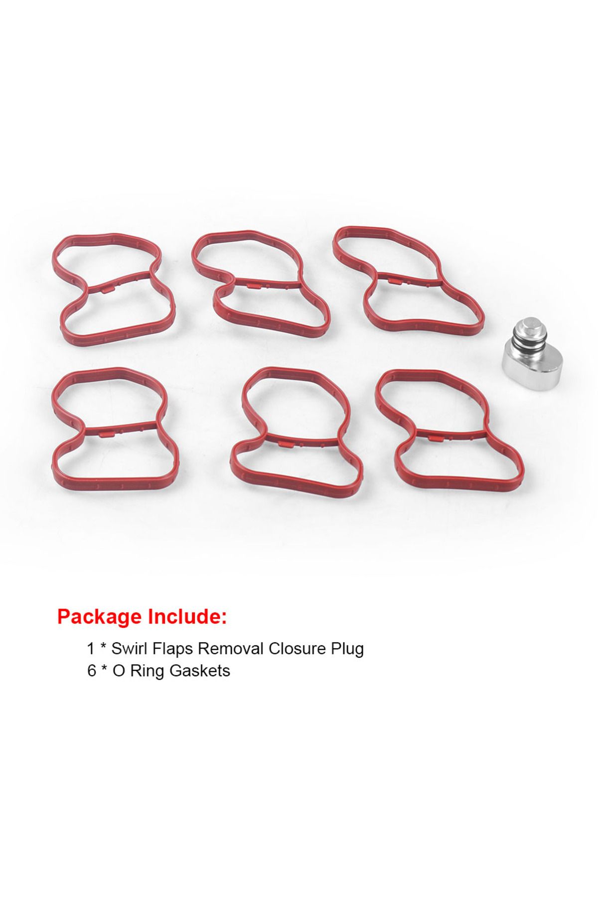 Choice-Swirl Flaps Plug Remove Kit Delete Kit With 6 Gaskets For BMW N57 N57S E90 E91 E92 E93 F07 F10 F11 2