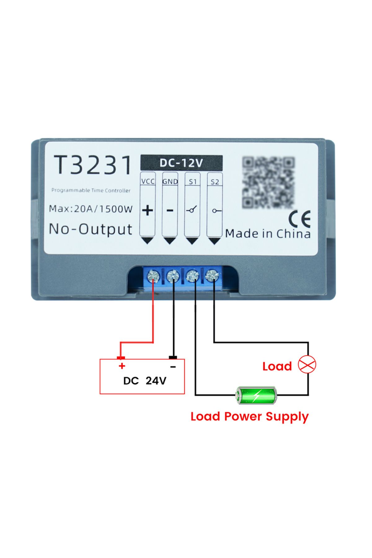 Choice-Dc 12v Dc 12v 24v Ac 110 220v Digital Time Delay Relay Module Cycle Delay Timer Red Blue Dual Led Di 5