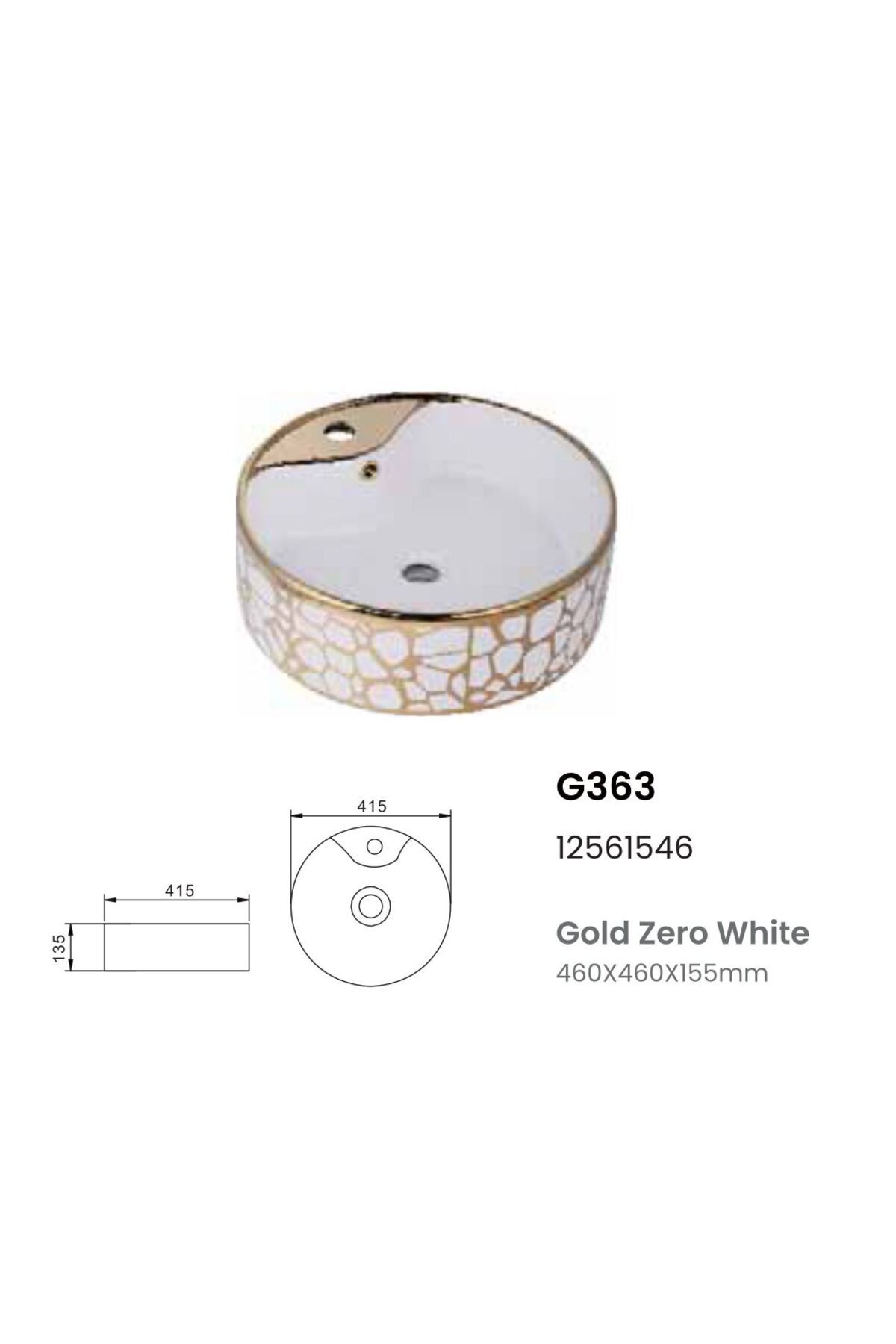 Boheme Tasarım Şık Lavabo