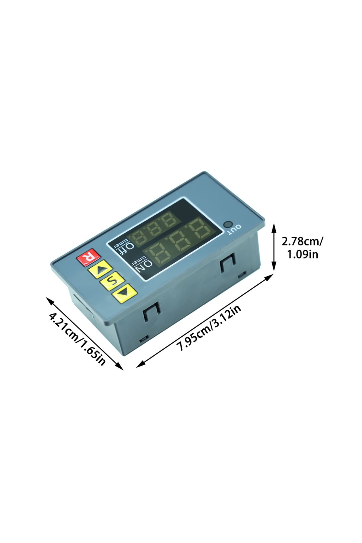 Choice-Dc 12v Dc 12v 24v Ac 110 220v Digital Time Delay Relay Module Cycle Delay Timer Red Blue Dual Led Di 3