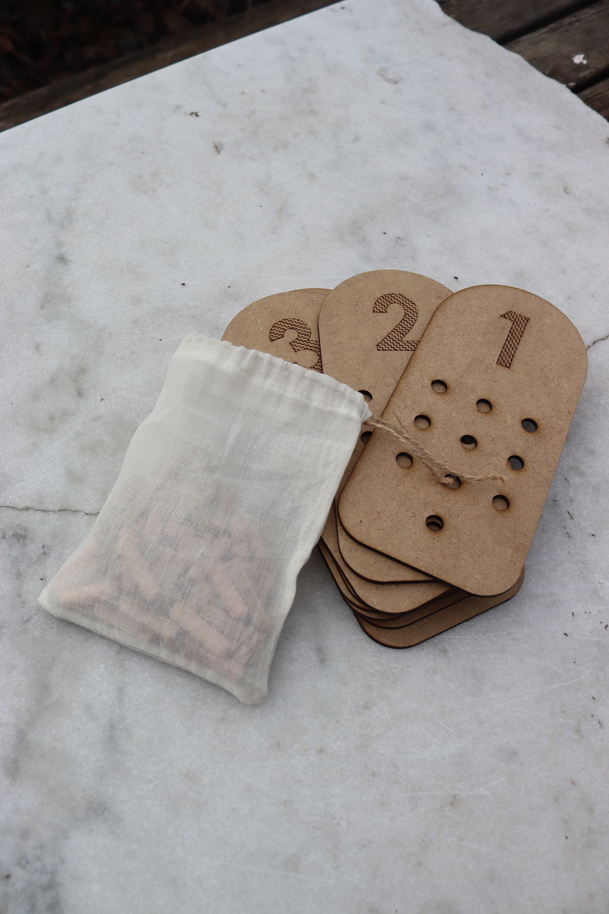 Assa Wood Ahşap Sayı Kartları - Montessori Eğitim Seti (KESE HEDİYEMİZDİR) fotoğrafı 7 (önizleme)