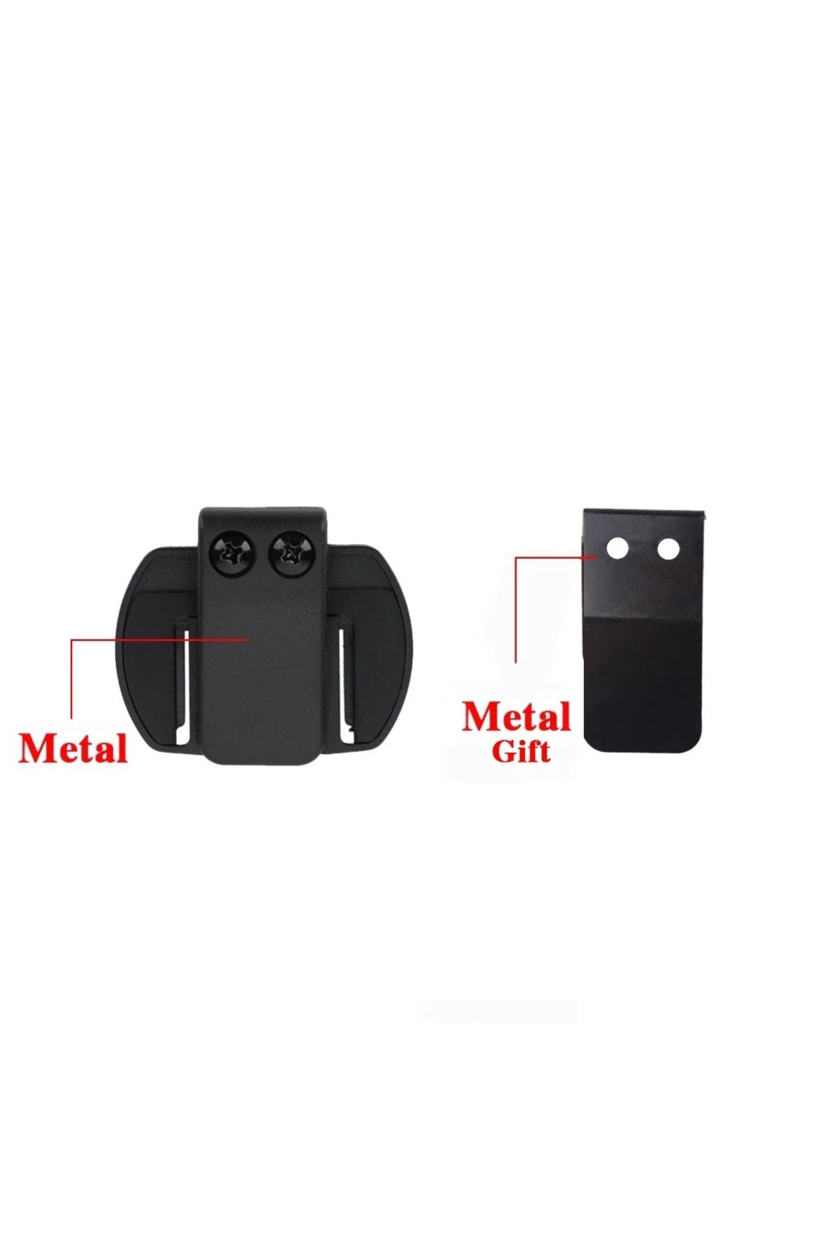 Choice-1PC Metal Clip Bracket Suitable For VNETPHONE V6 EJEAS V4 V6 PRO E6 Motorcycle Bluetooth Interphone 6