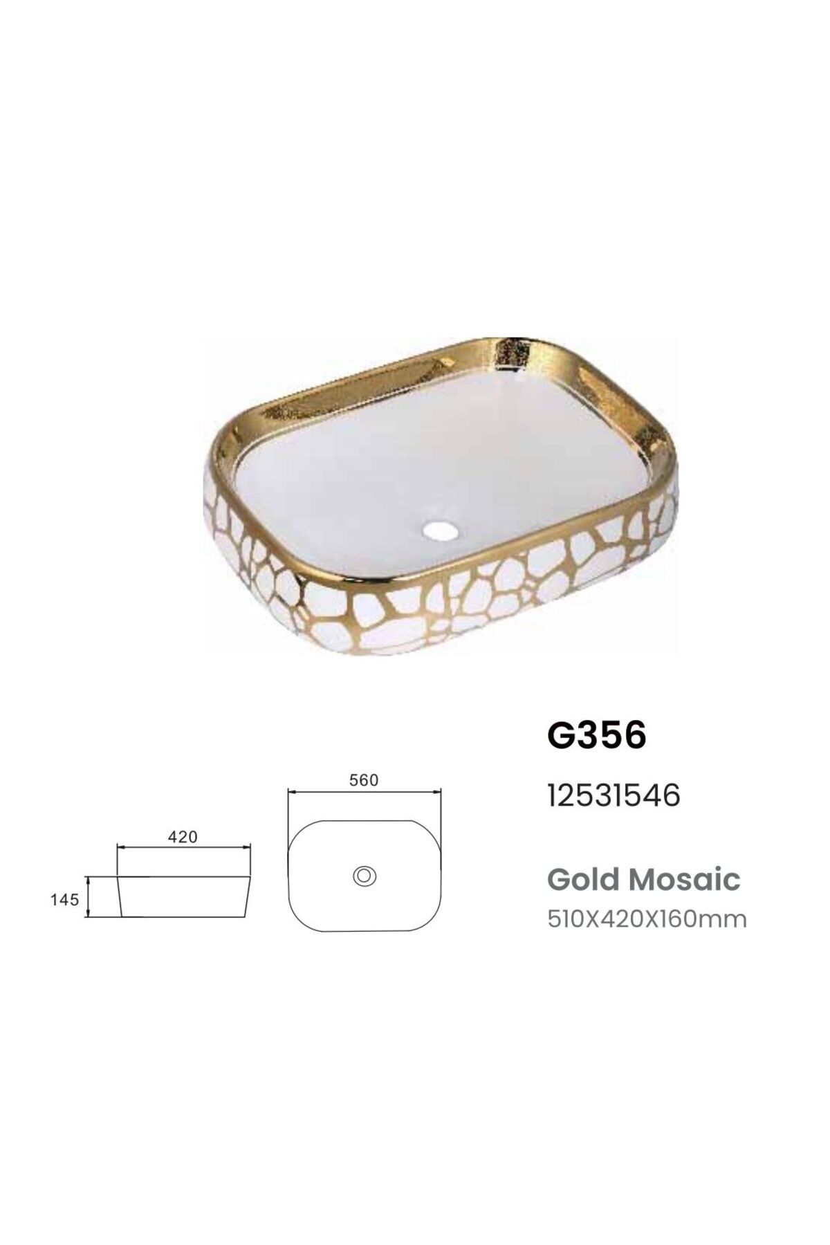 Boheme Tasarım Şık Lavabo