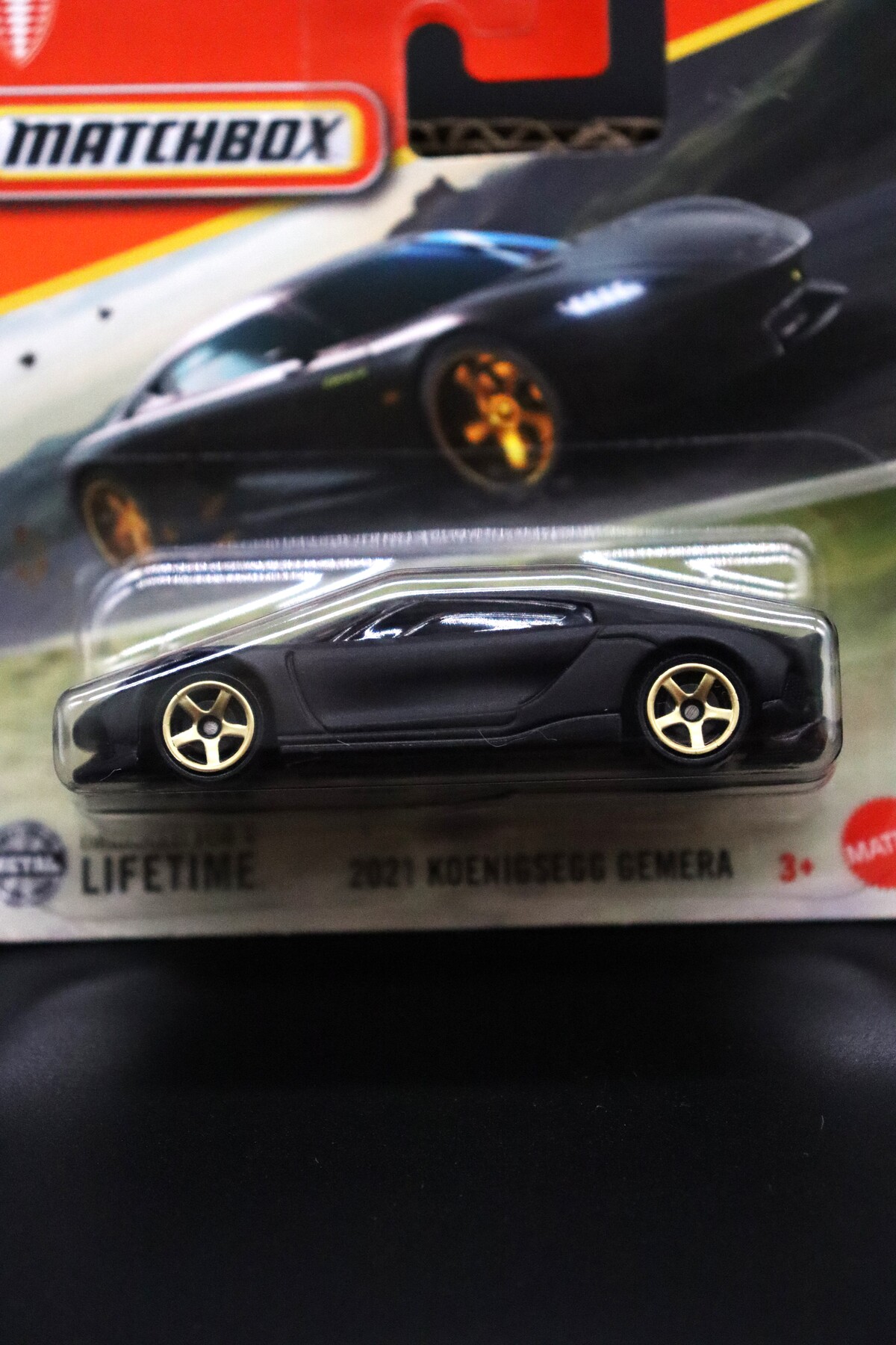 HOT WHEELS Matchbox - 2021 Koenigsegg Gemera - Mat Siyah (1/64) JBR59 fotoğrafı 3 (önizleme)