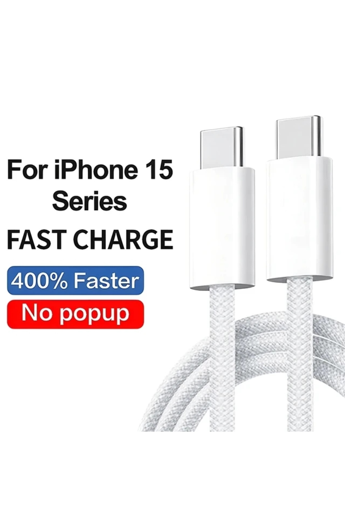 Choice 1m 60W Type-C Cable For PD 35W Fast Quick Charger USB Type C For iPhon...