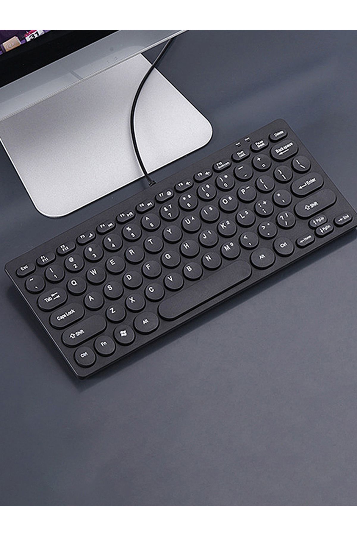 Choice-black Laptop keyboard, USB interface, desktop computer office mute wired mini keyboard 1