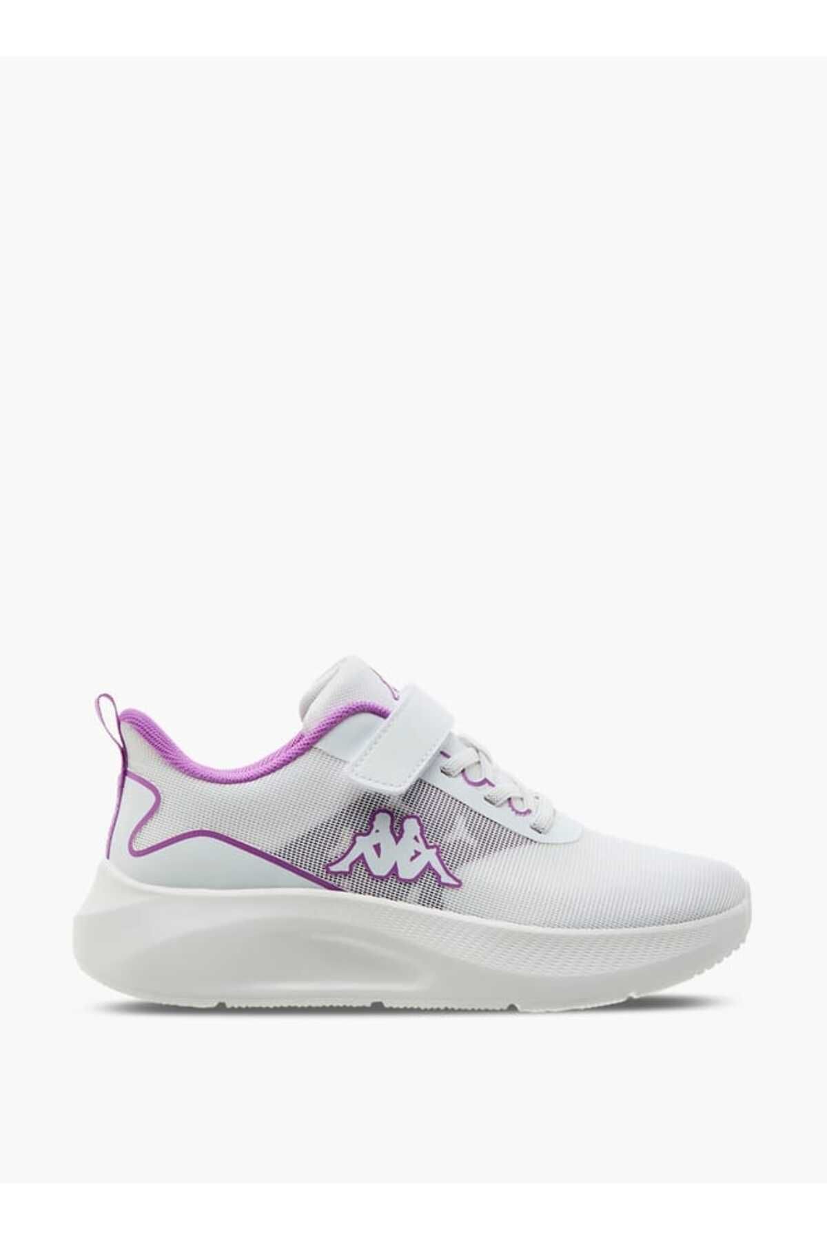 Kappa-Girls' Logo Detail Sports Shoes with Hook and Loop Closure 3