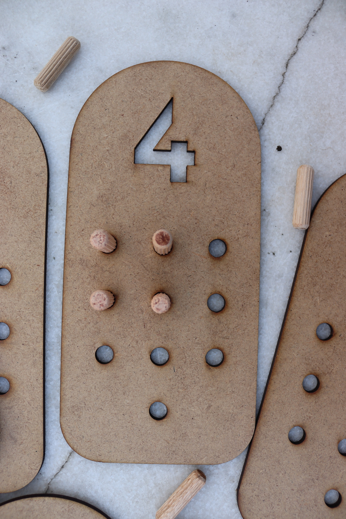 Assa Wood Ahşap Sayı Kartları - Montessori Eğitim Seti (KESE HEDİYEMİZDİR) fotoğrafı 4 (önizleme)