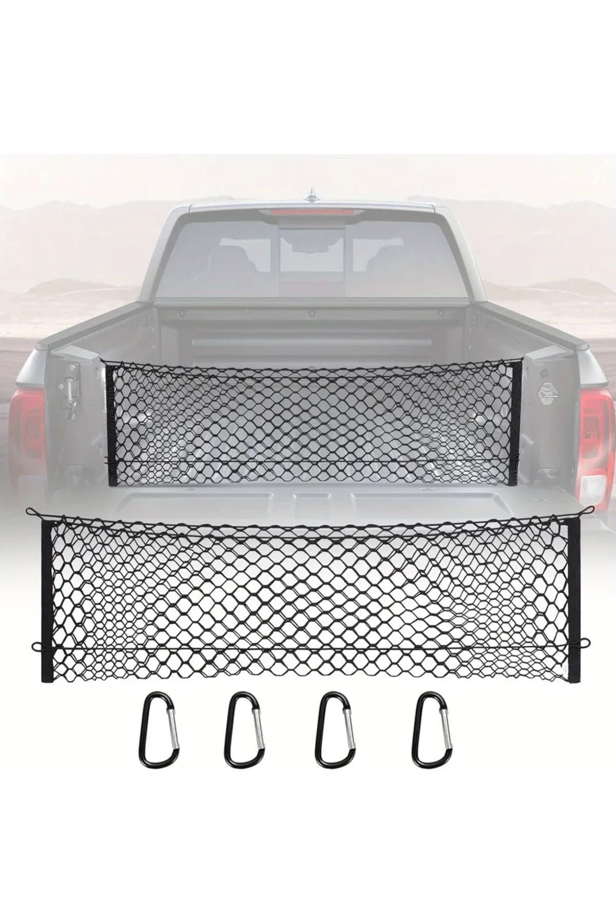 Choice-Truck Bed Cargo Net Truck Bed Storage Net Organizer Envelope Cargo Net Elastic Mesh Net for Chevy... 1