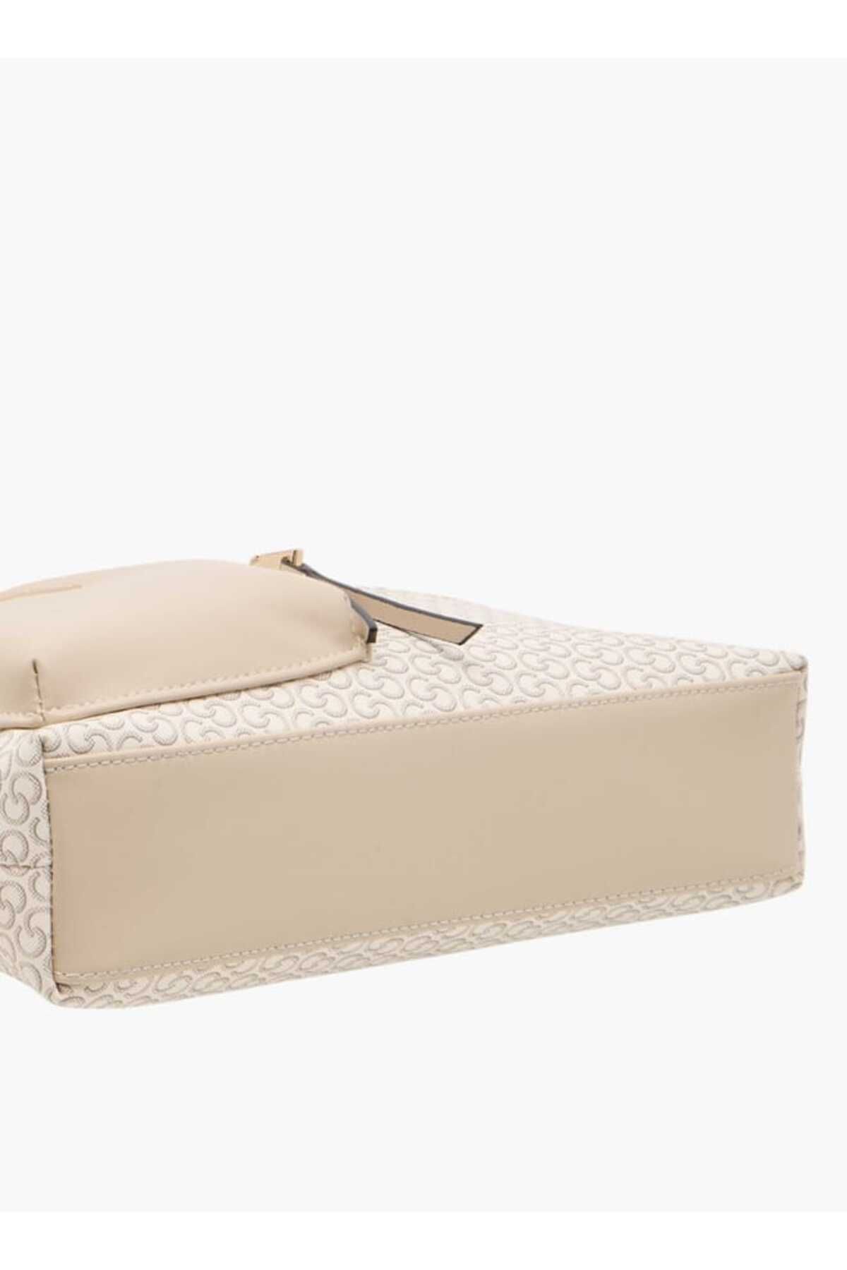 Celeste-Monogram Print Crossbody Bag with Adjustable Strap and Zip Closure 5