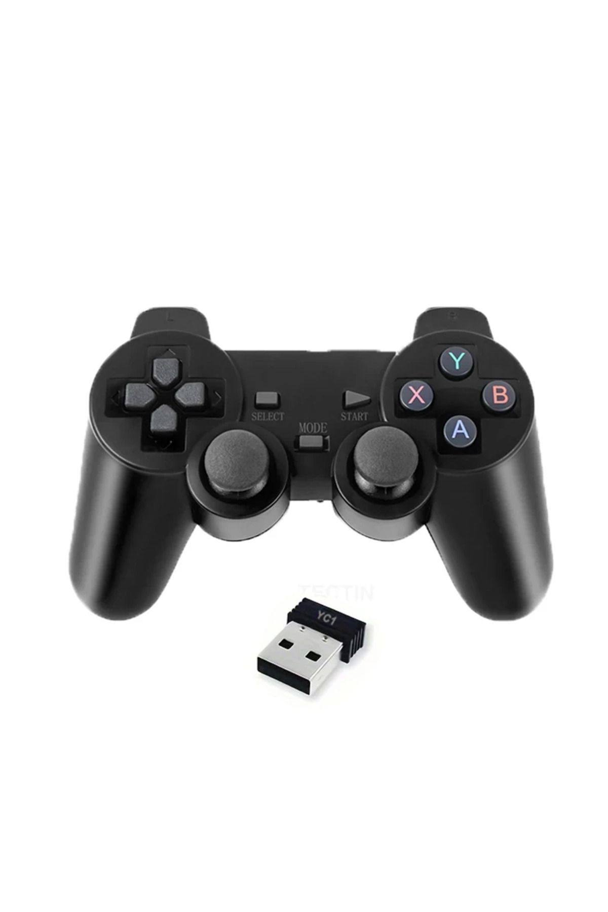 YECKTEGJ-1PC 2 PCS 2.4G Wireless Gamepad No Delay PC Game Controller USB Joystick For PC Android TV Controle 1