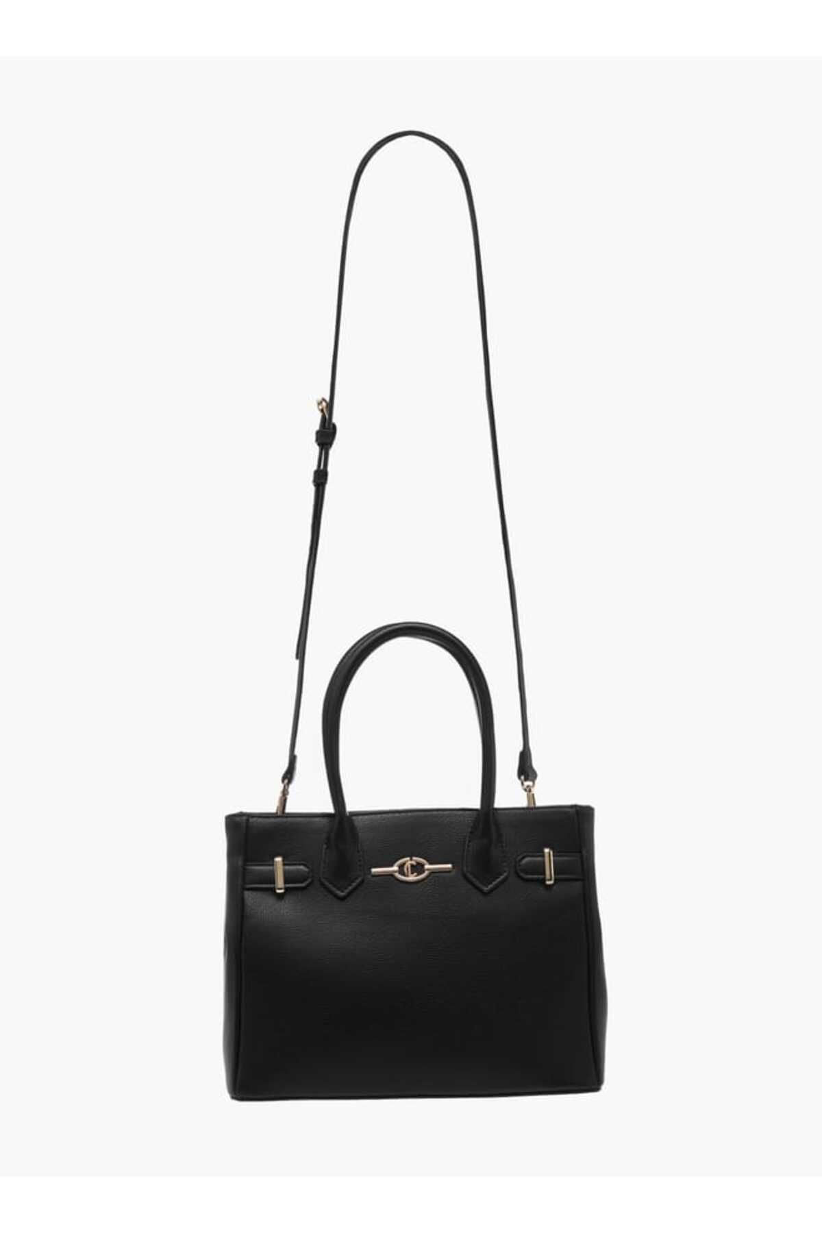 Le Confort-Textured Tote Bag with Double Handles and Detachable Strap 2