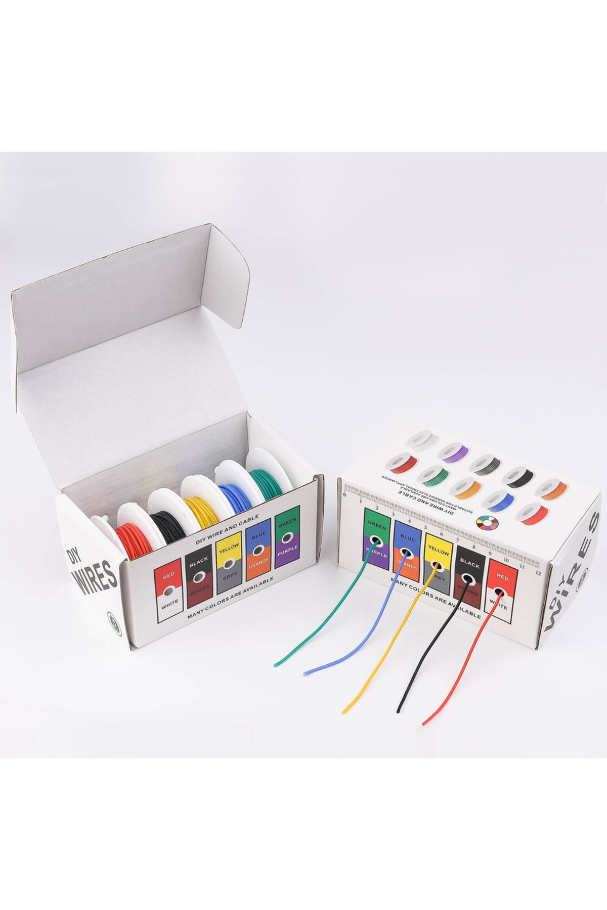 Choice-24 AWG Stranded Electrical Wire 24 Gauge Tinned Copper Wires Flexible Silicone Electric Hookup Wi... 5