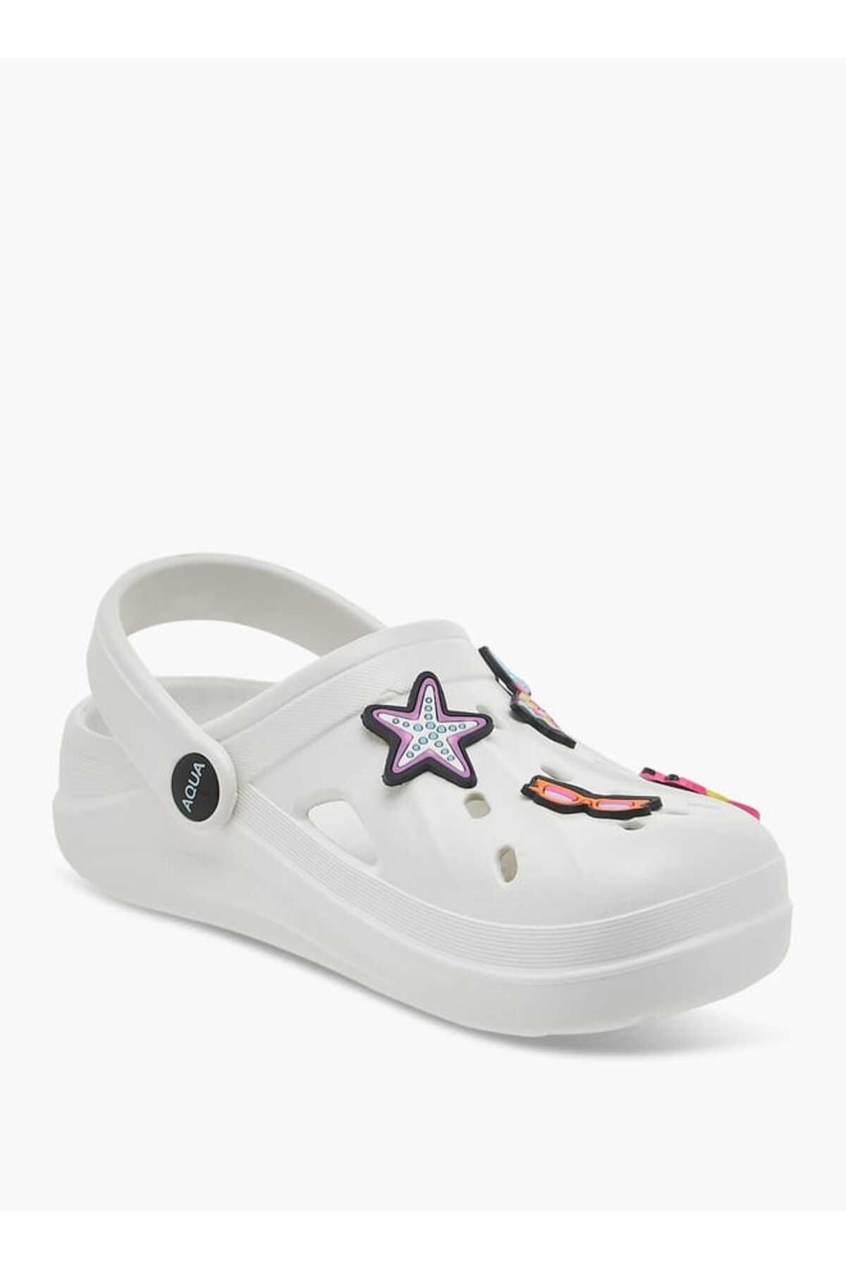 Aqua-Accent Detail Slip-On Clogs 2