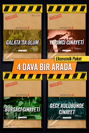 detectify Dedektif Oyunu, 4 Dava Bir Arada, Çözülememiş Davalar Dedektiflik O...